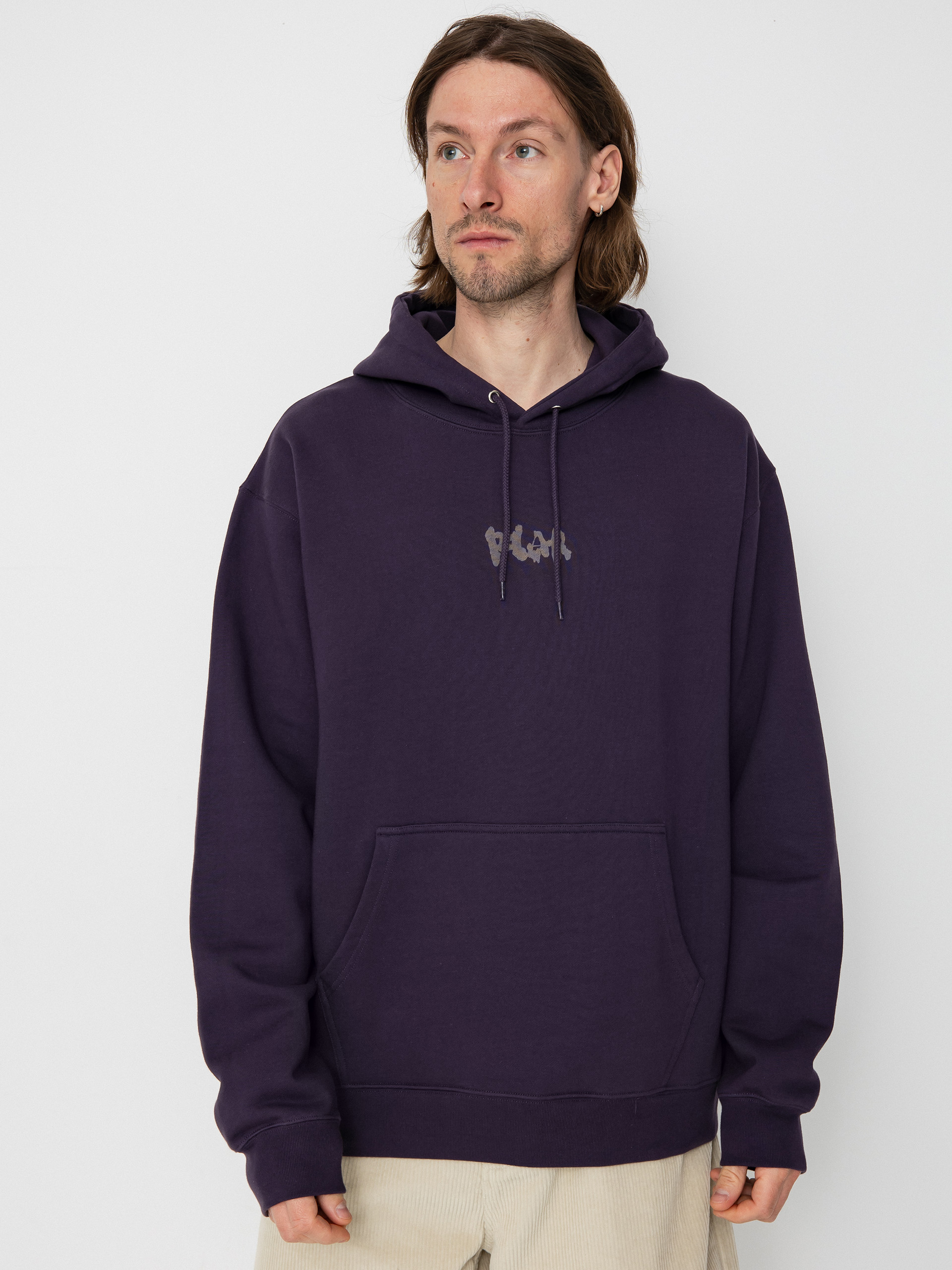 Polar Skate Dave Drip Logo HD Hoodie (dark violet)