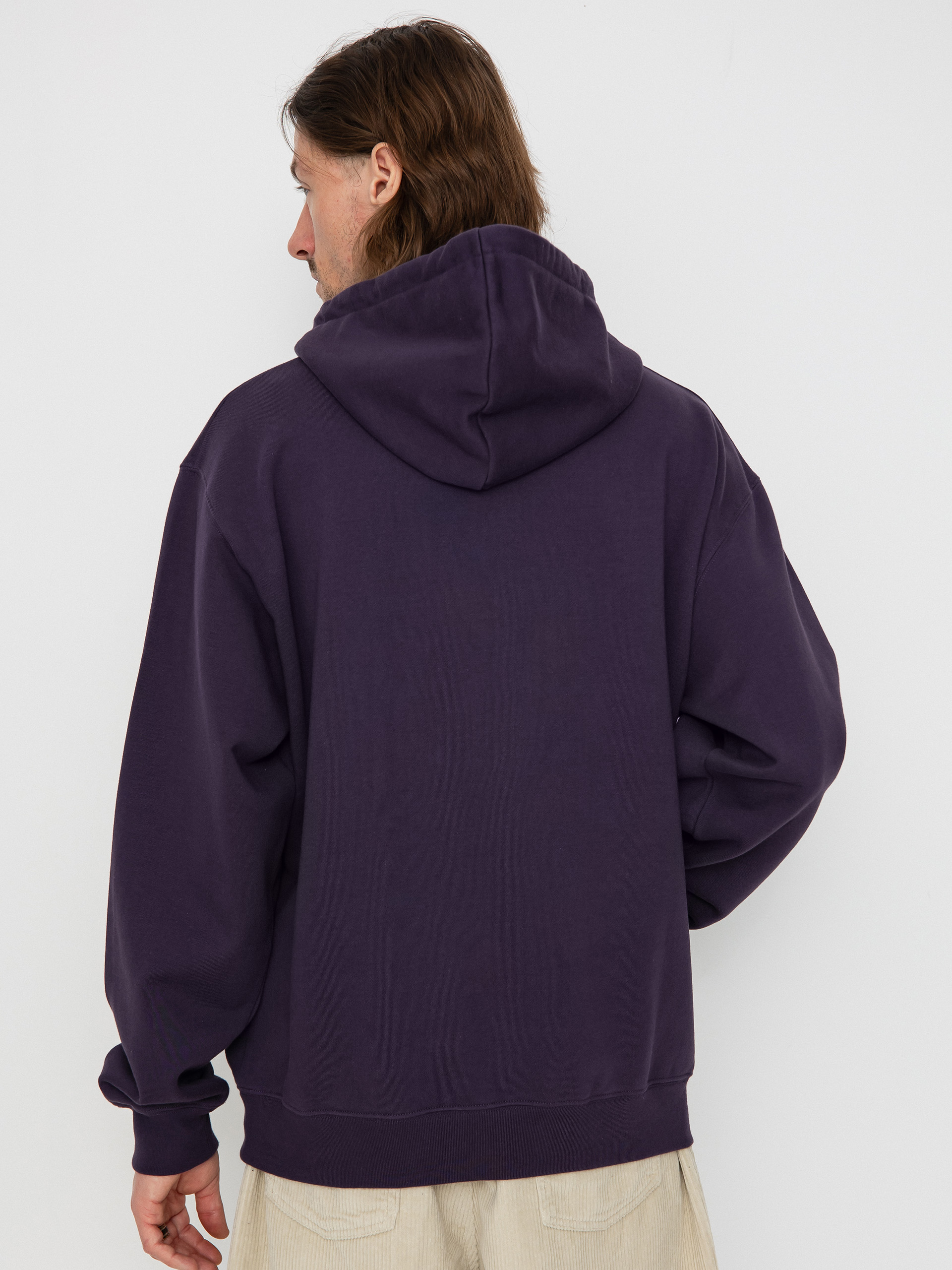 Polar Skate Dave Drip Logo HD Hoodie (dark violet)