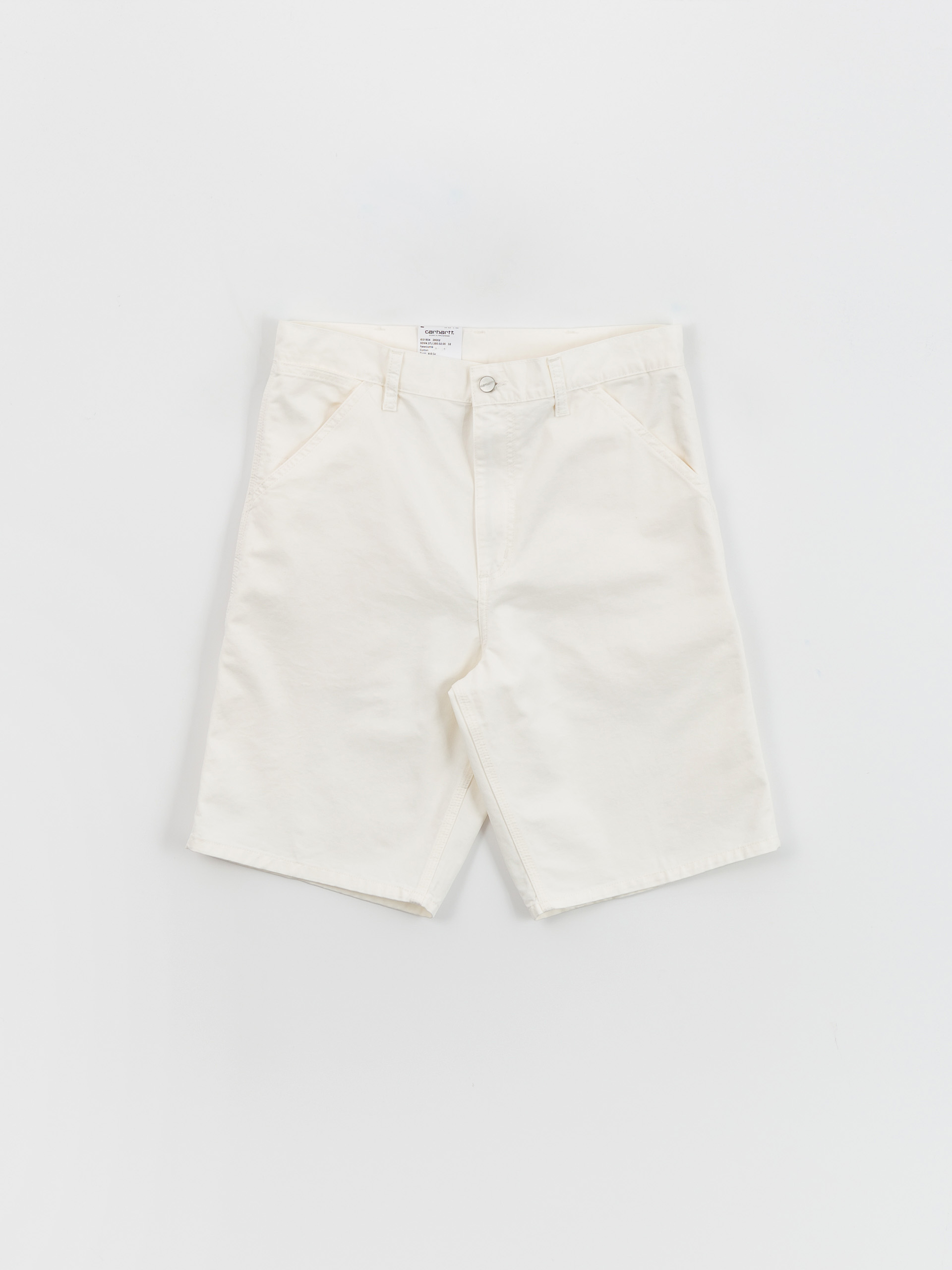 Carhartt WIP Single Knee Shorts (off-white)
