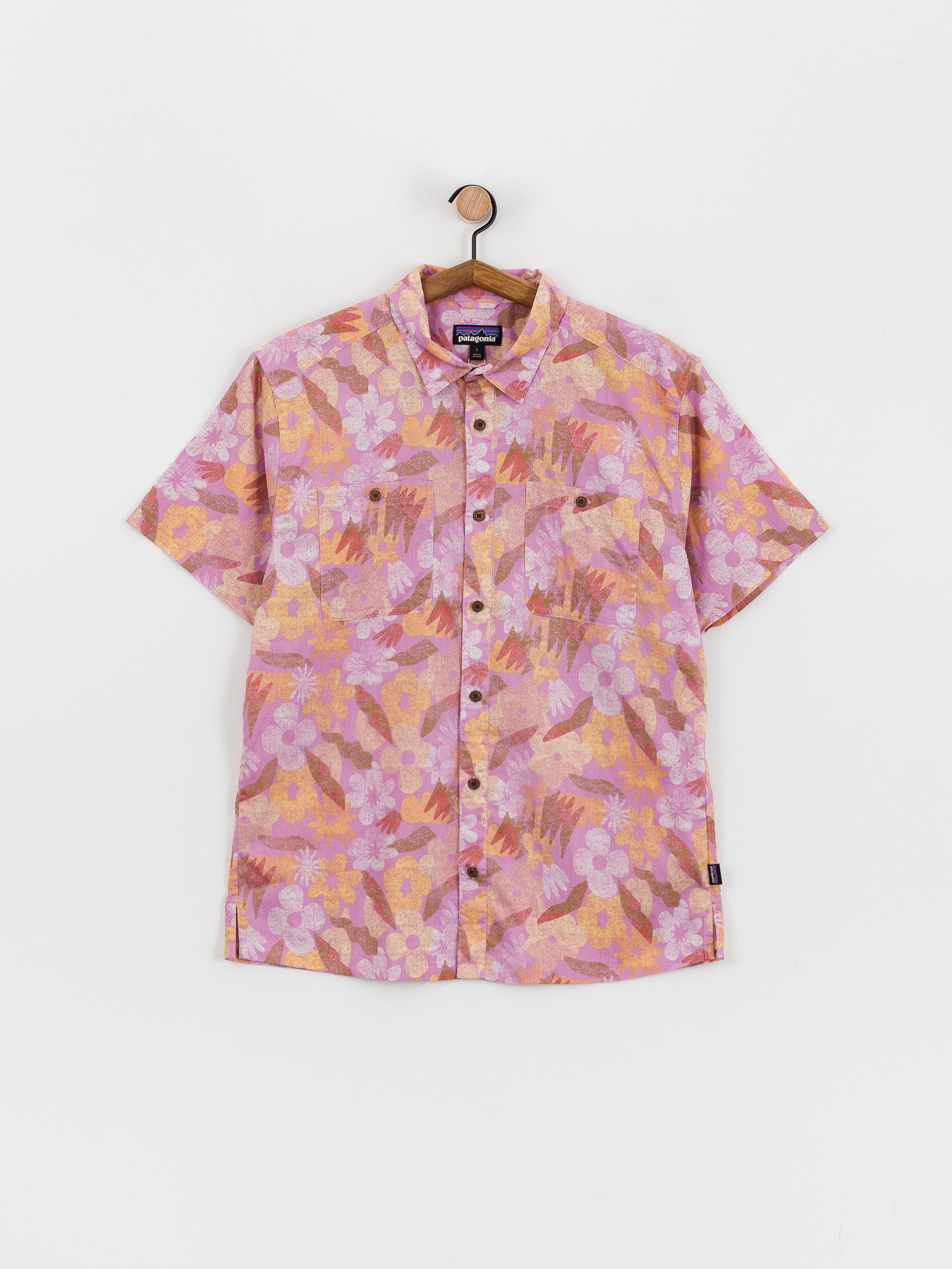 Patagonia Back Step Shirt Shirt (channeling spring milkweed mauve)