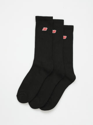 New Balance Patch Logo Crew 3pk Socken (black)