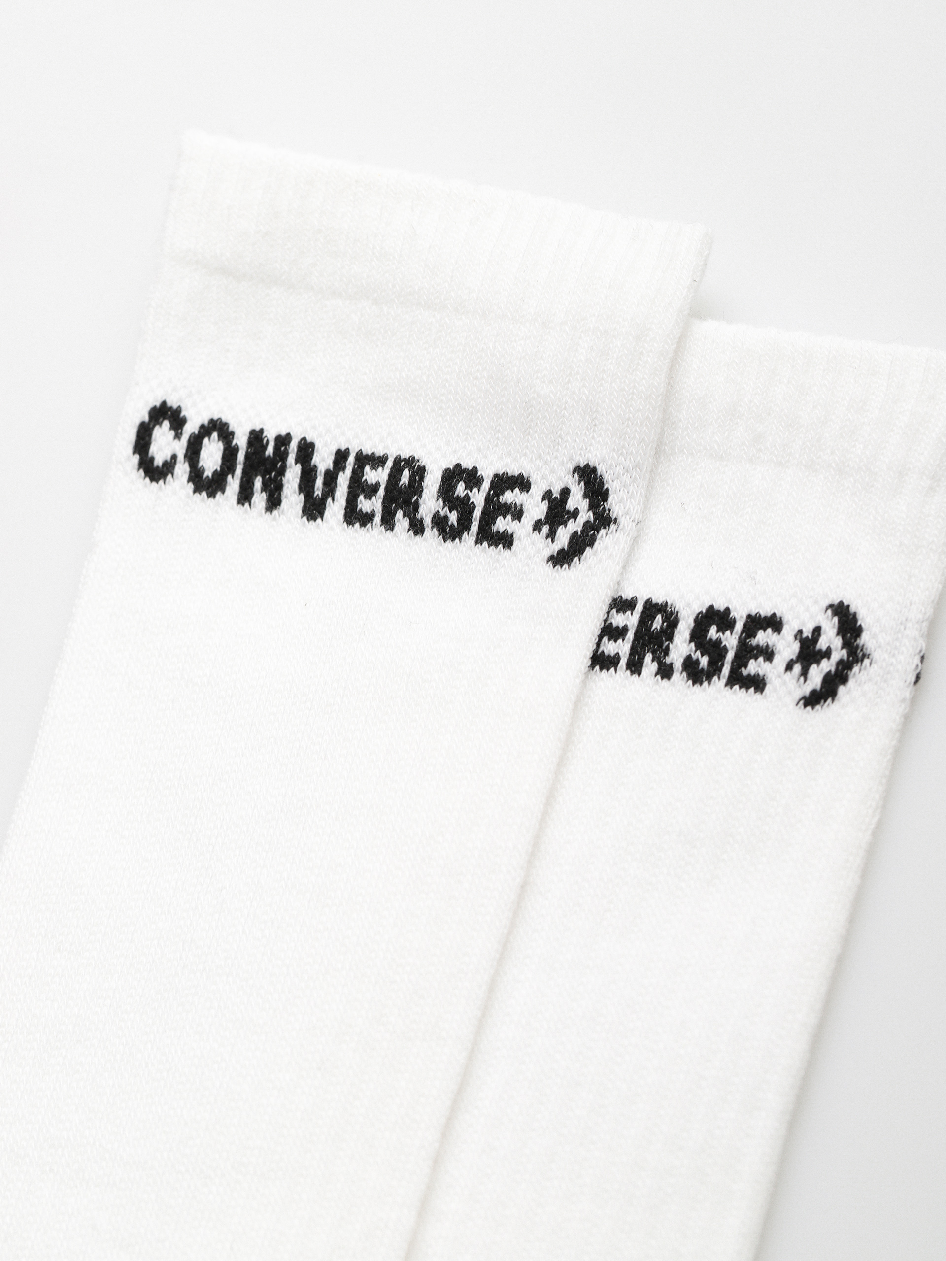 Converse Checked Skewed 2PK Socks (black/white)