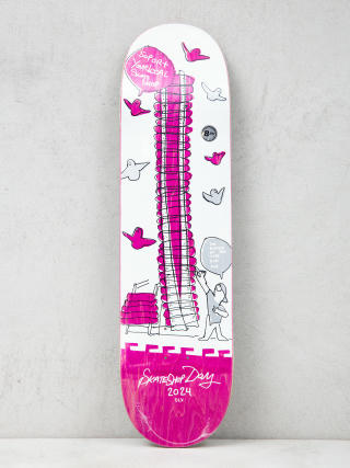 Krooked Shop Keeper SSD24 Deck (white/pink/silver)