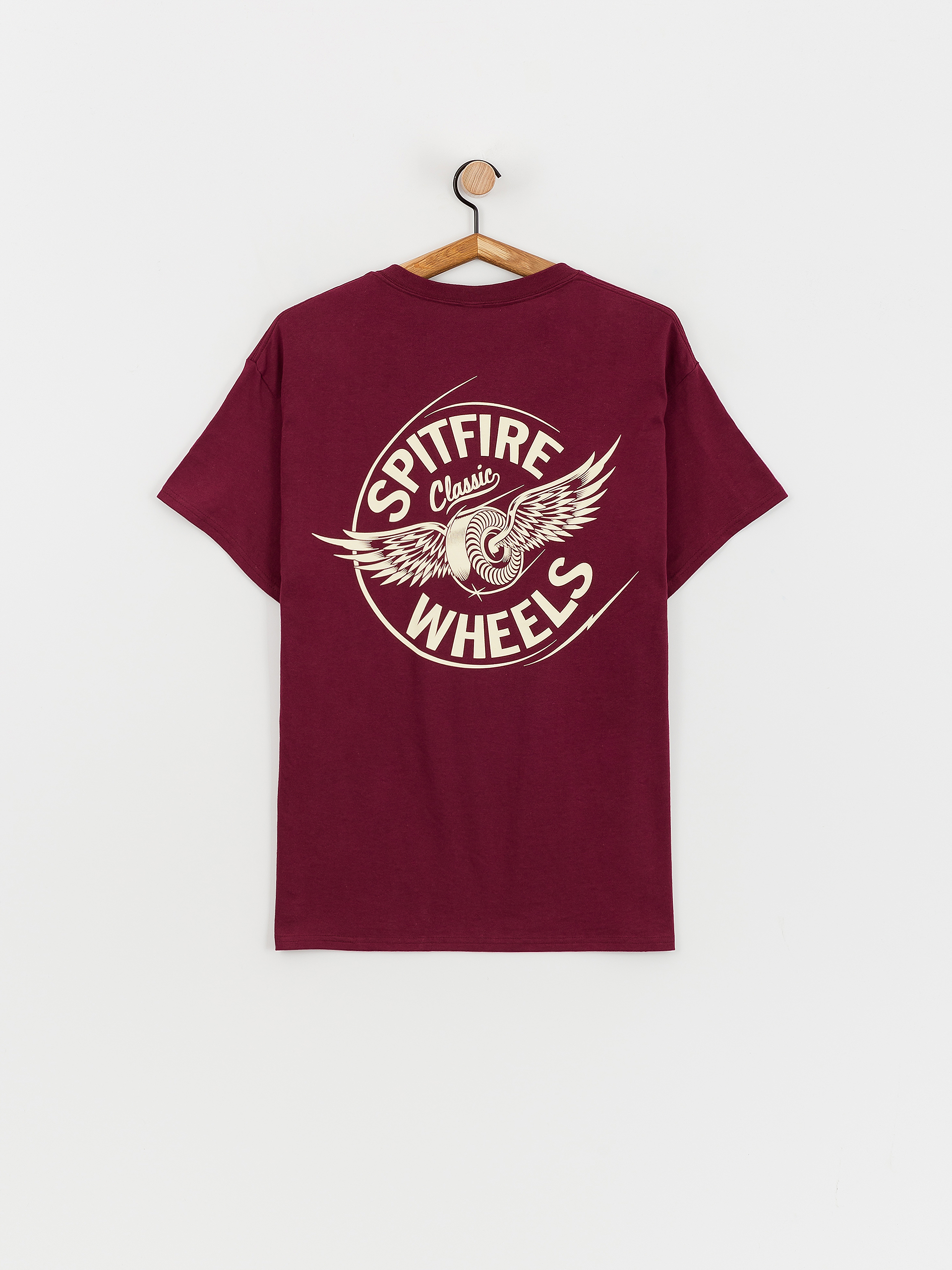Spitfire T-Shirt Flying Cls (maroon)