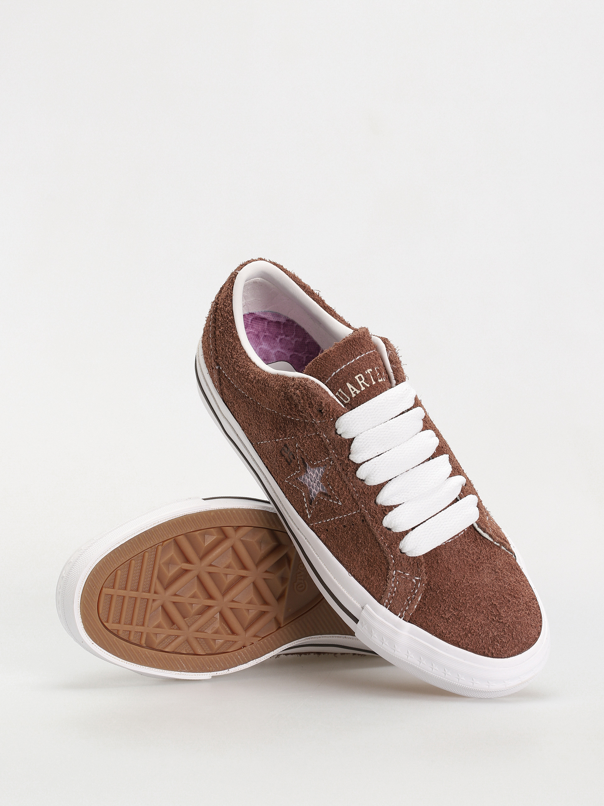 Converse One Star Pro X Quartersnacks Schuhe chocolate