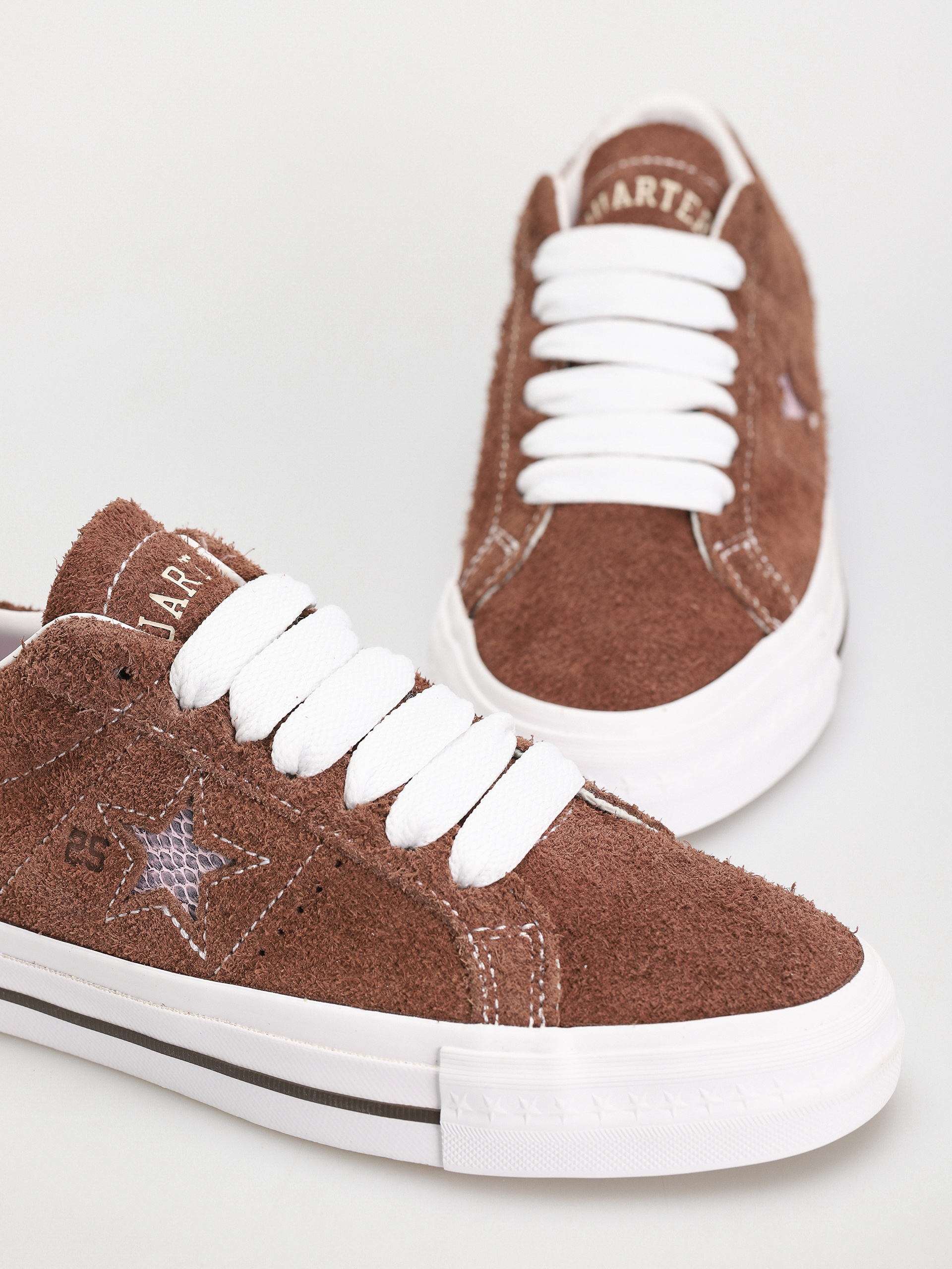 Converse One Star Pro X Quartersnacks Shoes (chocolate)