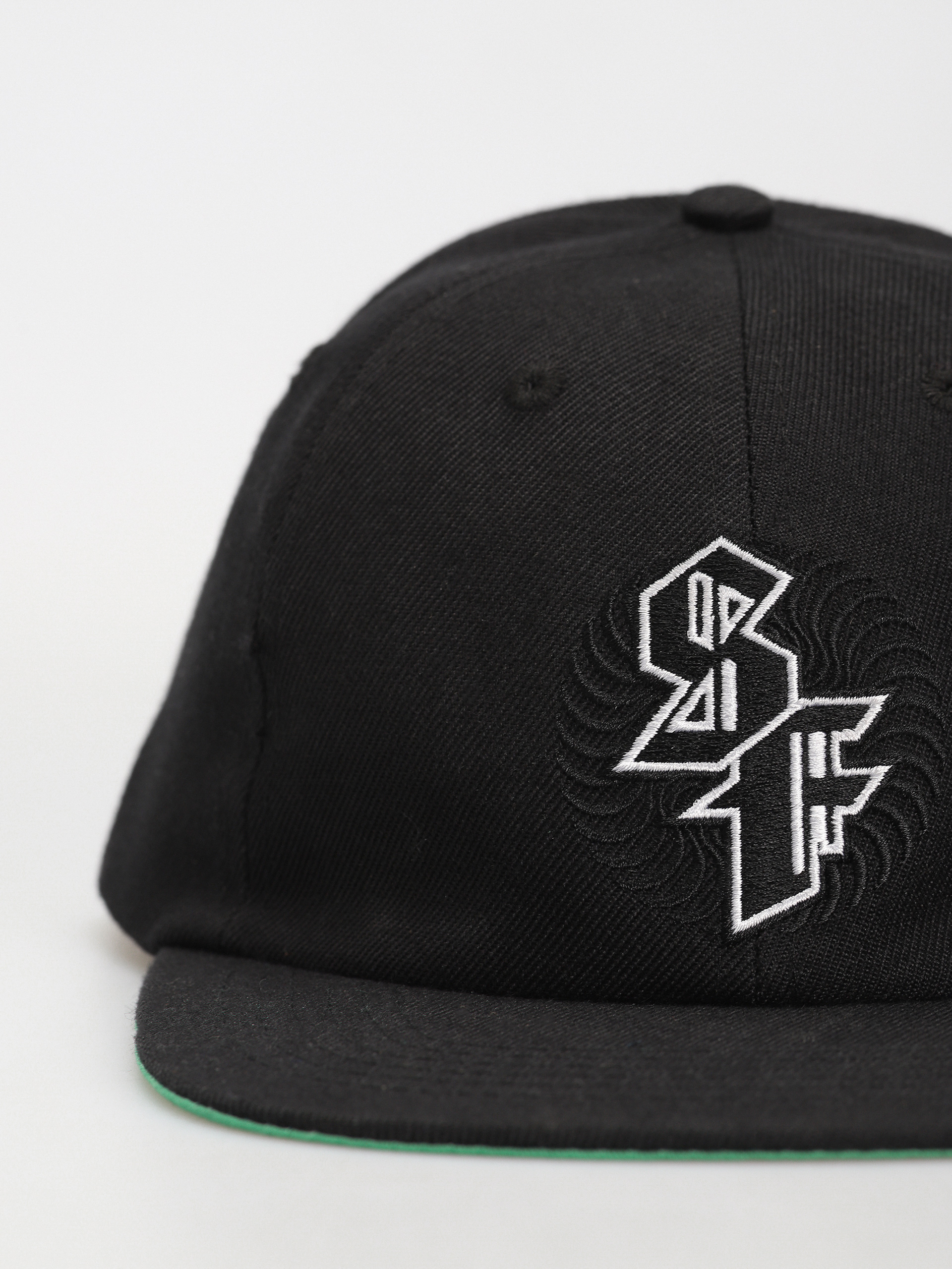 Spitfire Adj Spitball Swirl Strapback Cap (black)