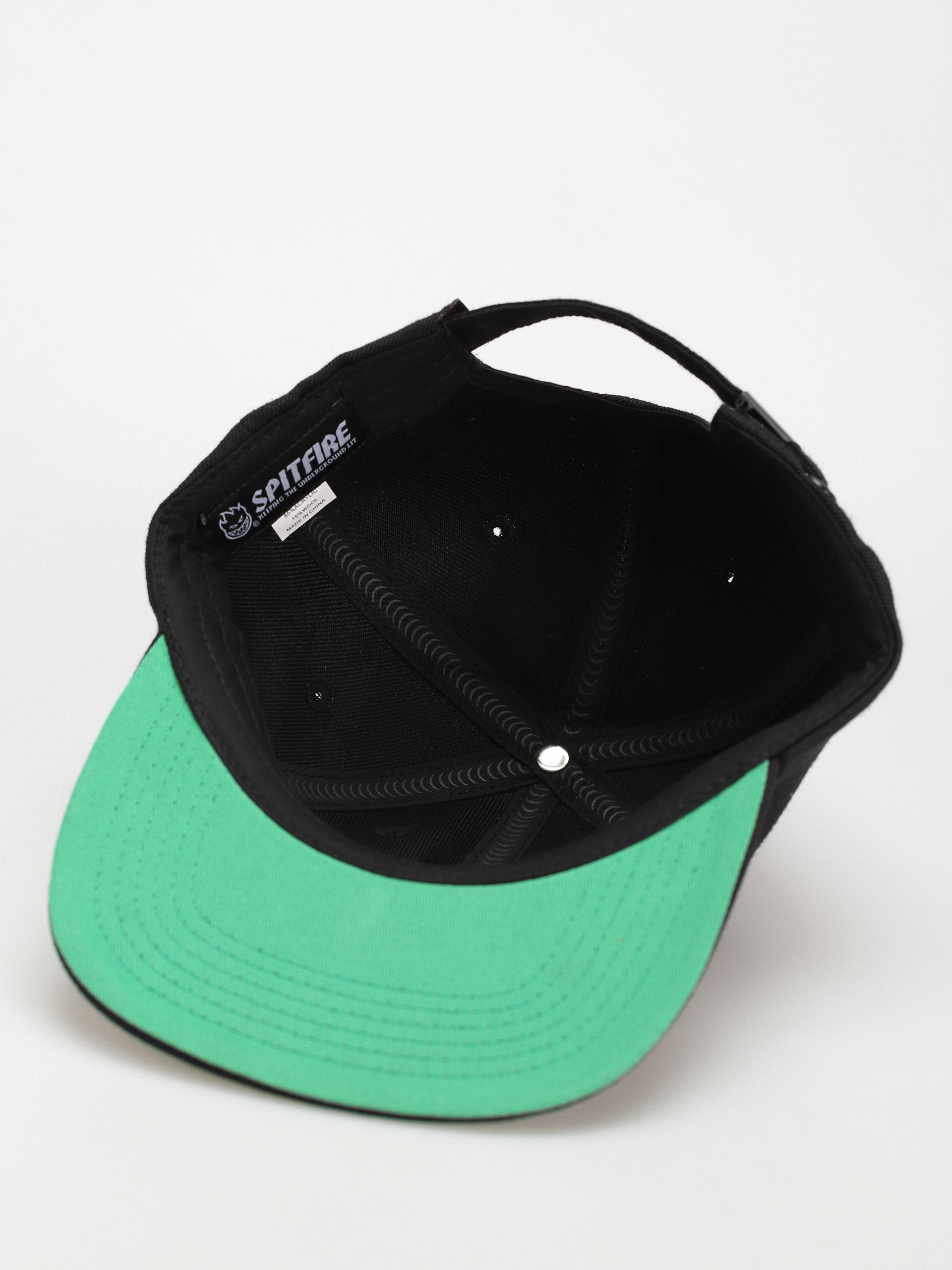 Spitfire Adj Spitball Swirl Strapback Cap (black)