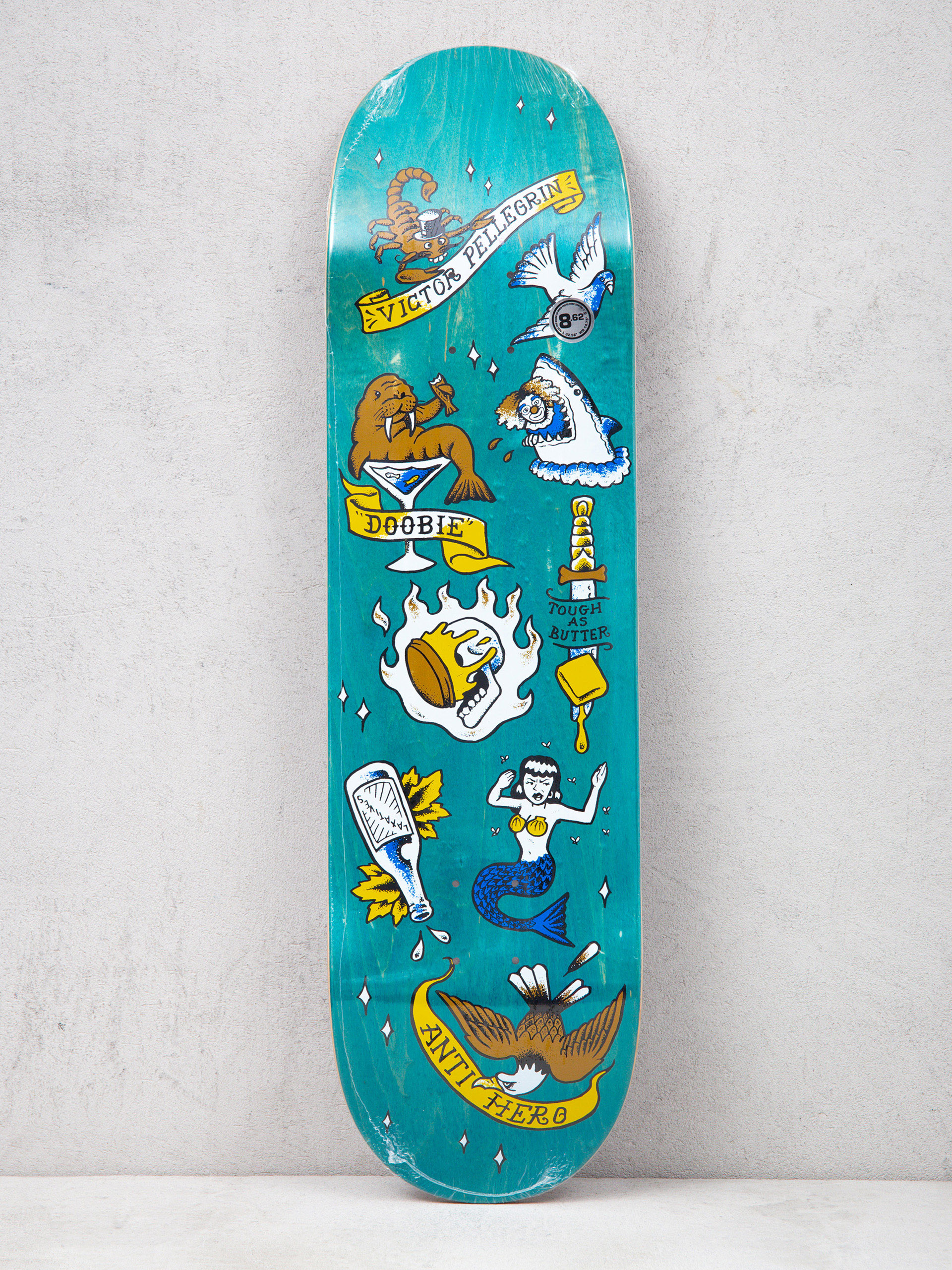 Antihero Deck Doobie No Regerts (teal)