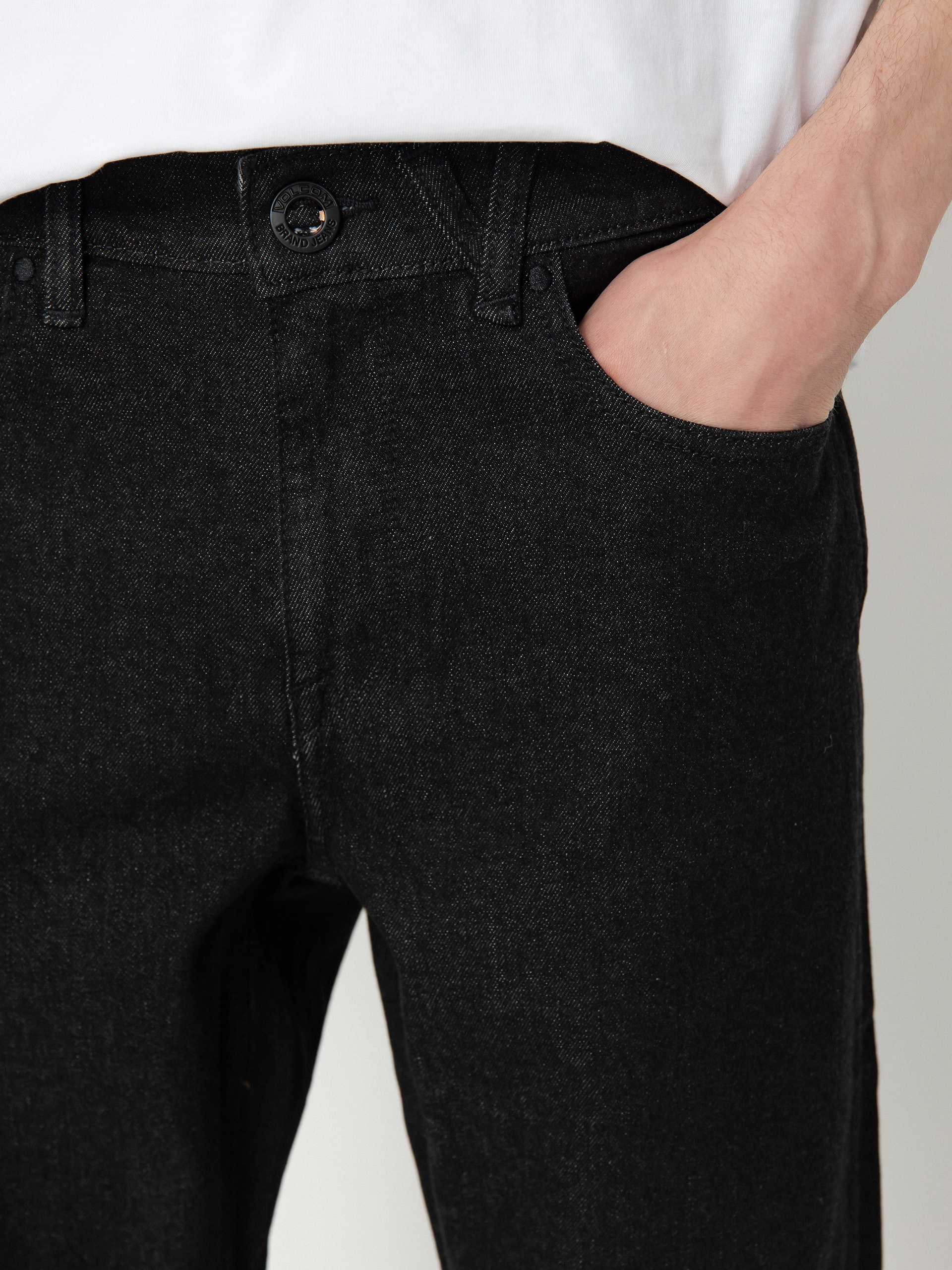 Volcom Modown Denim Hose (black rinser)