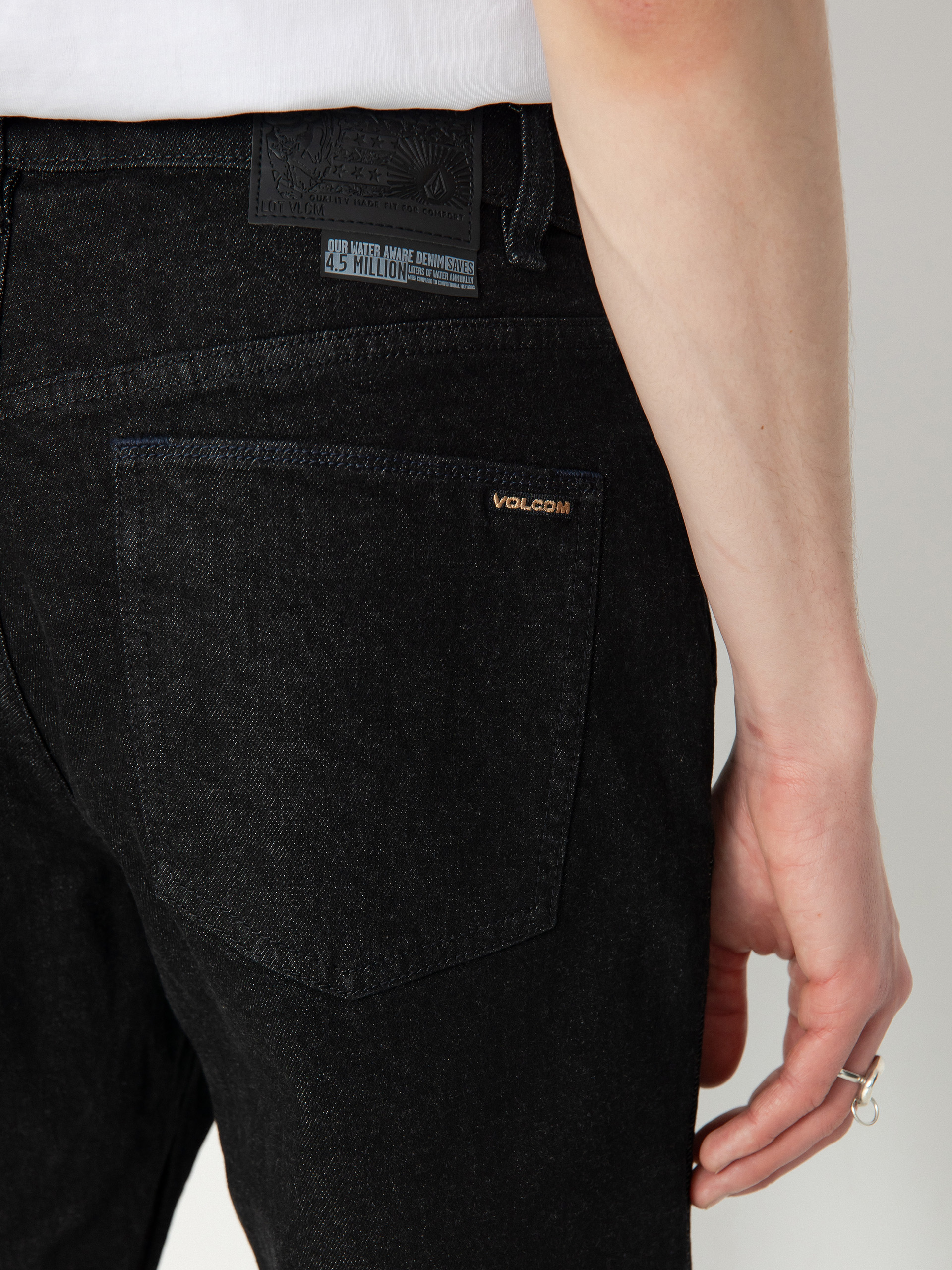 Volcom Modown Denim Pants (black rinser)