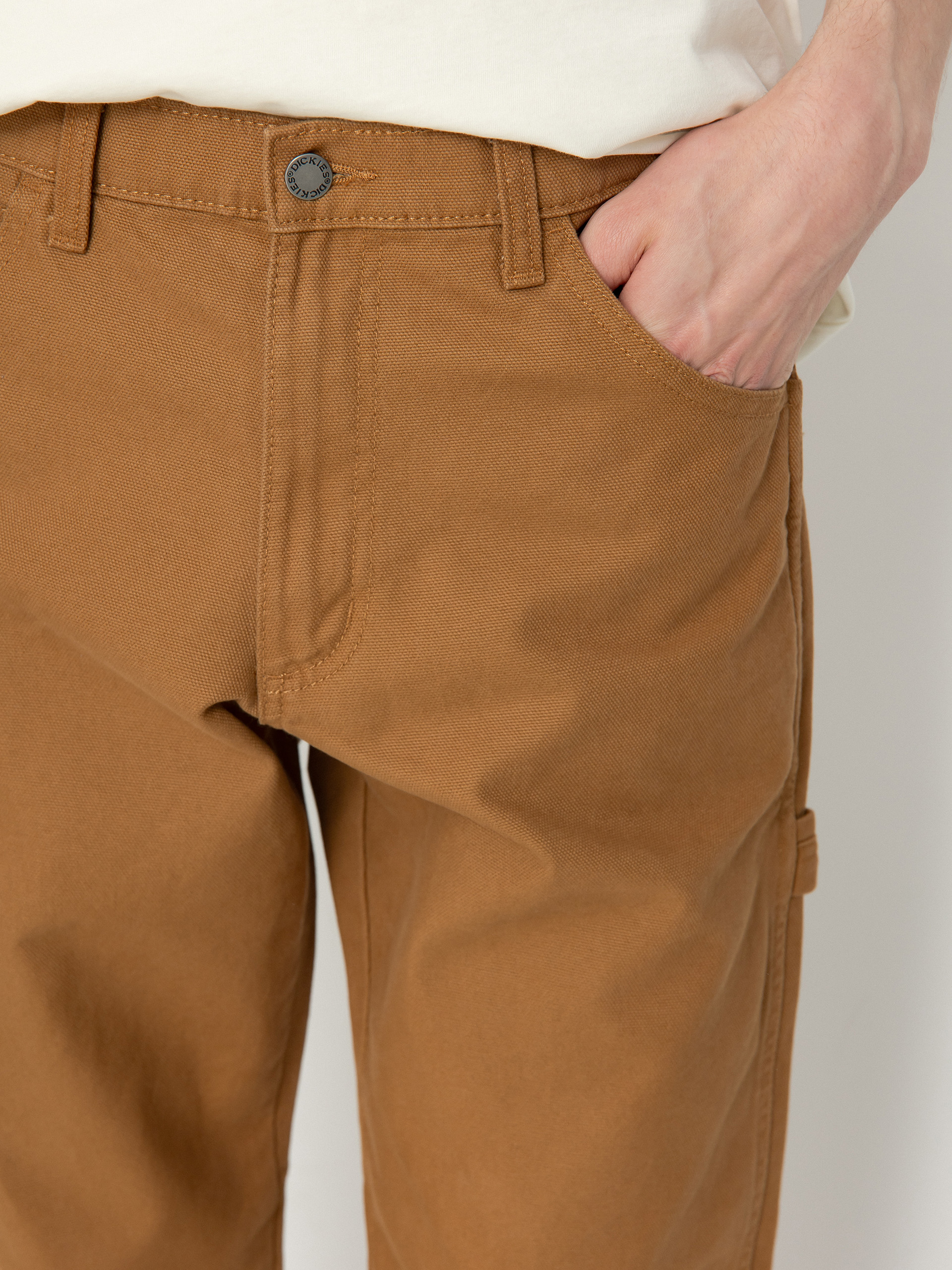Dickies Duck Carpenter Pants (stone washed brown duck)