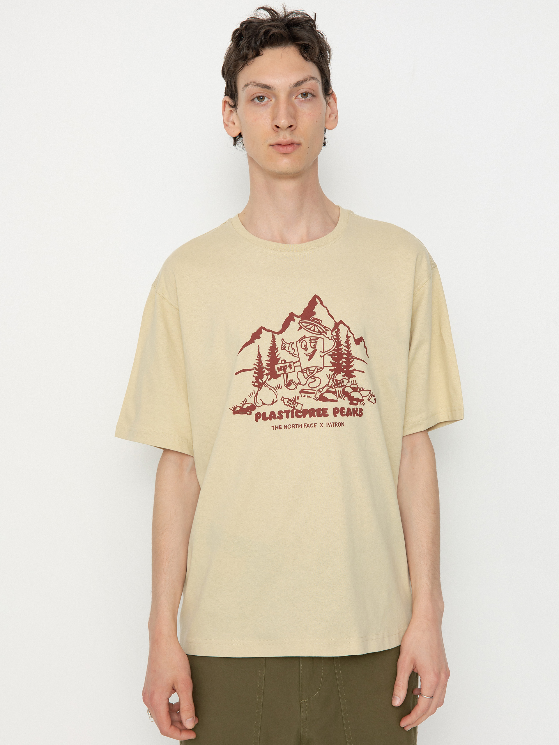 The North Face T-Shirt Nature - brown, grey (gravel)
