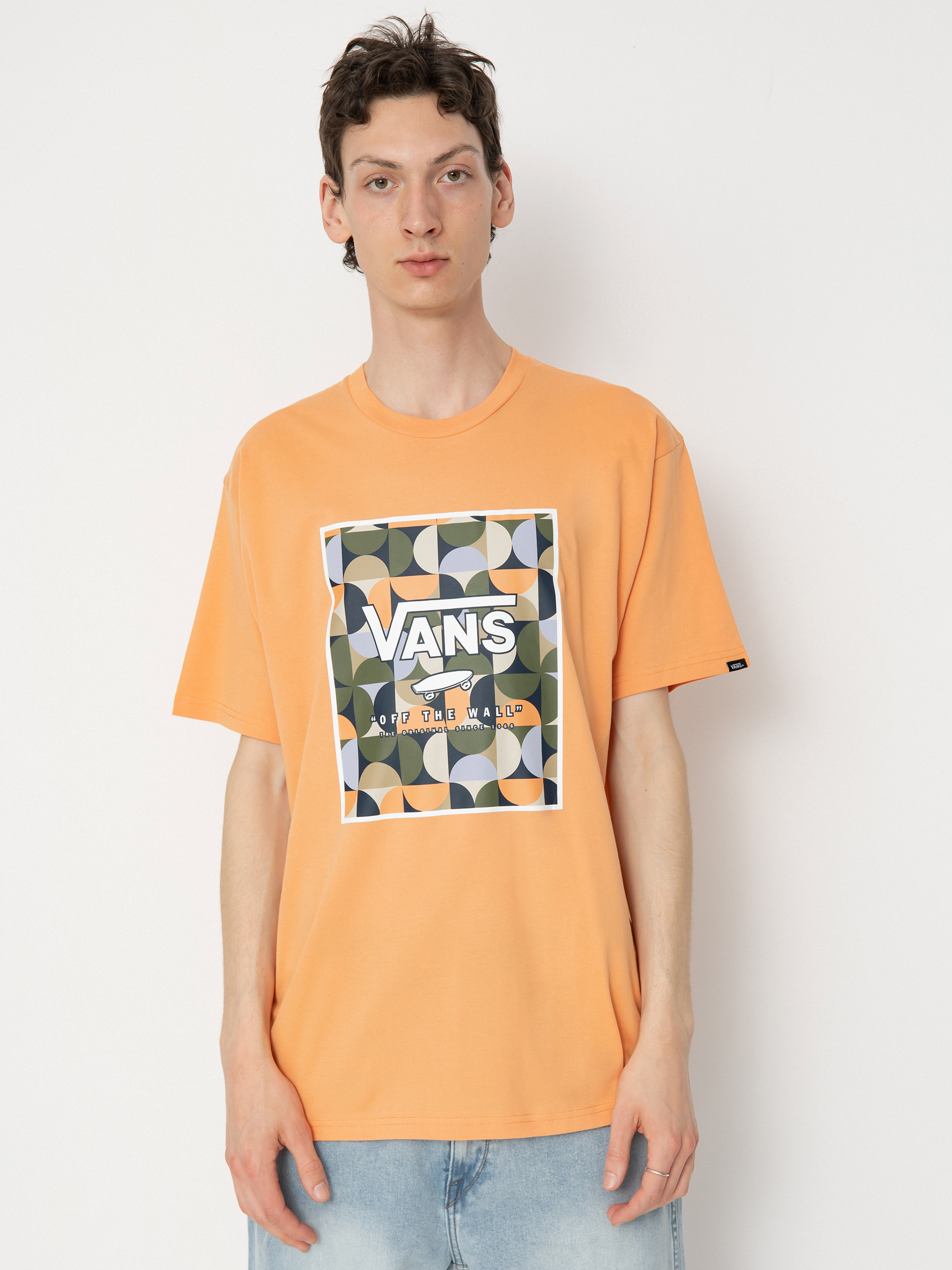 Vans Classic Print Box Shirt (copper tan/white)