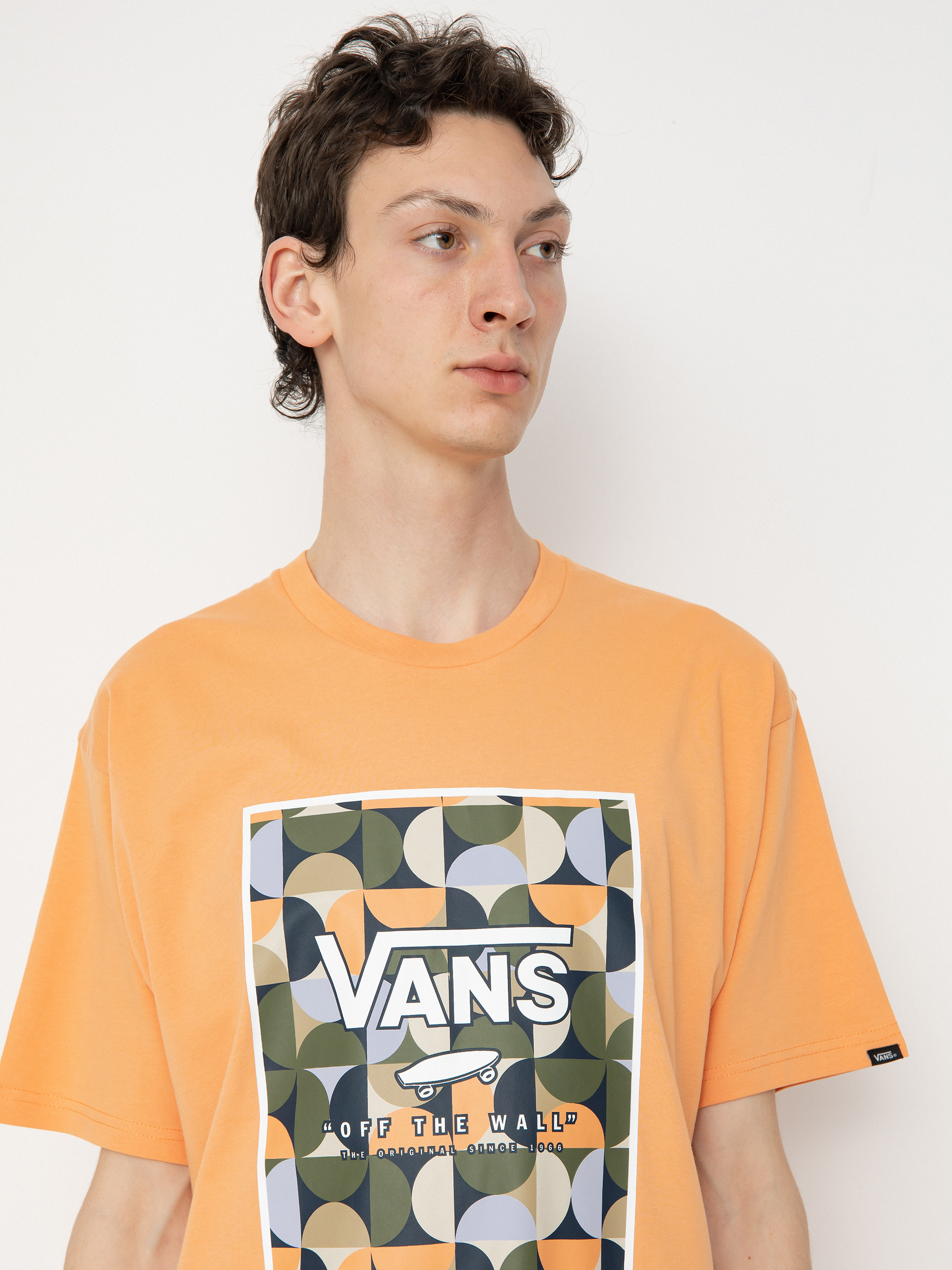 Vans Classic Print Box Shirt (copper tan/white)