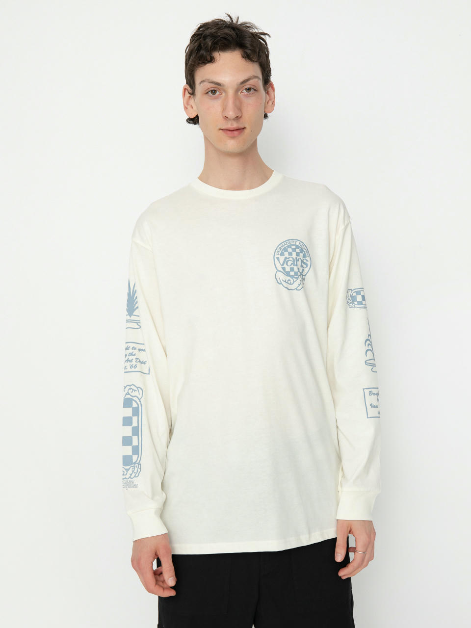 Vans Hand Cirlcle Longsleeve (marshmallow)