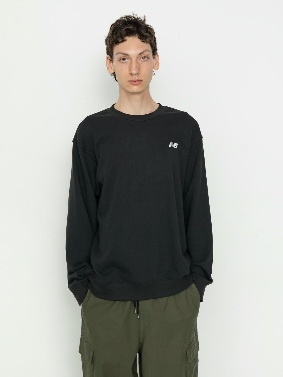 New Balance Sweatshirt Small Logo French Terry (black)