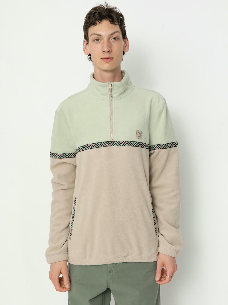 Iriedaily Monte Noe Troyer Fleece  (light sage)