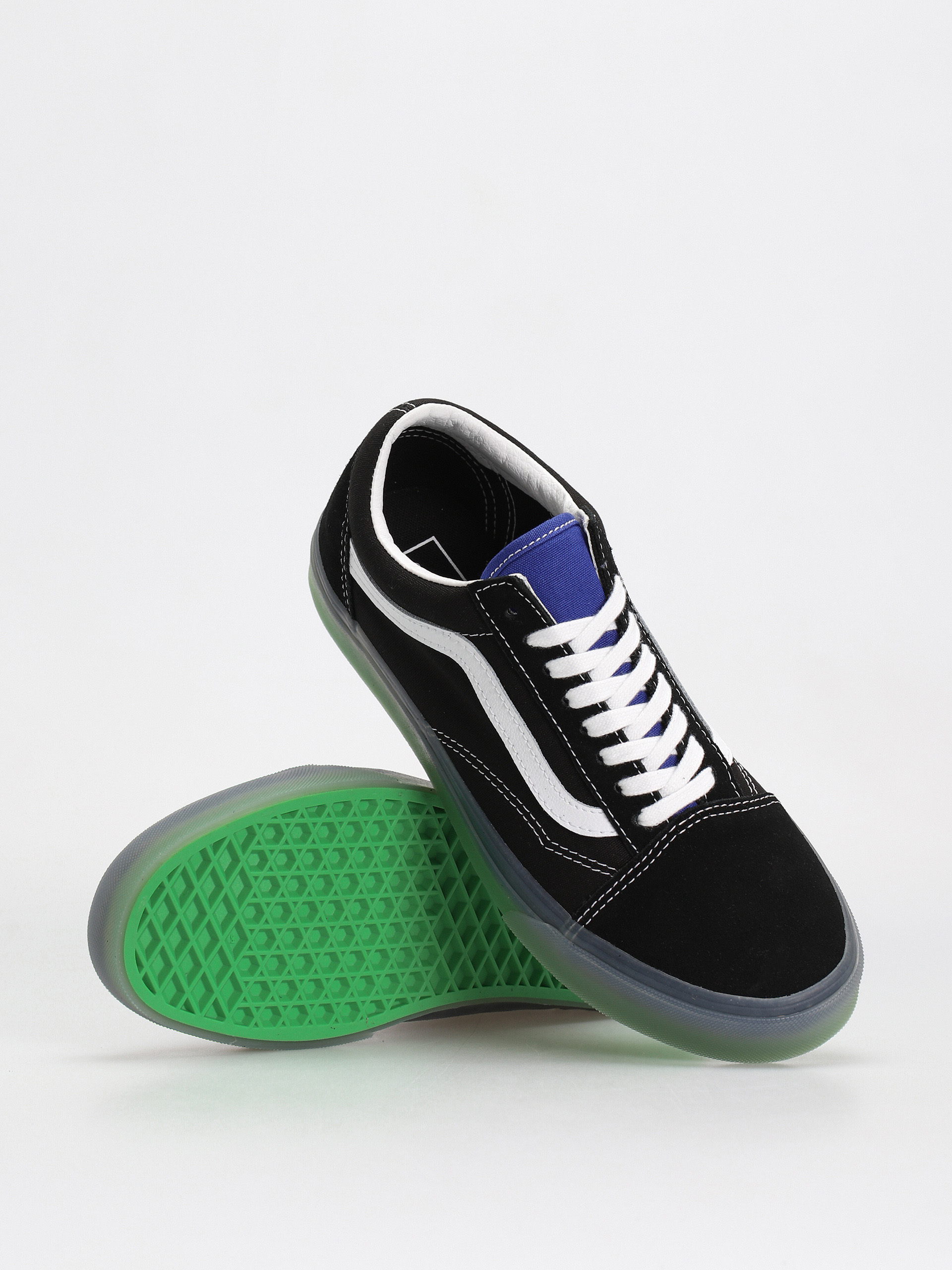 Vans Old Skool Schuhe (translucent black/blue)