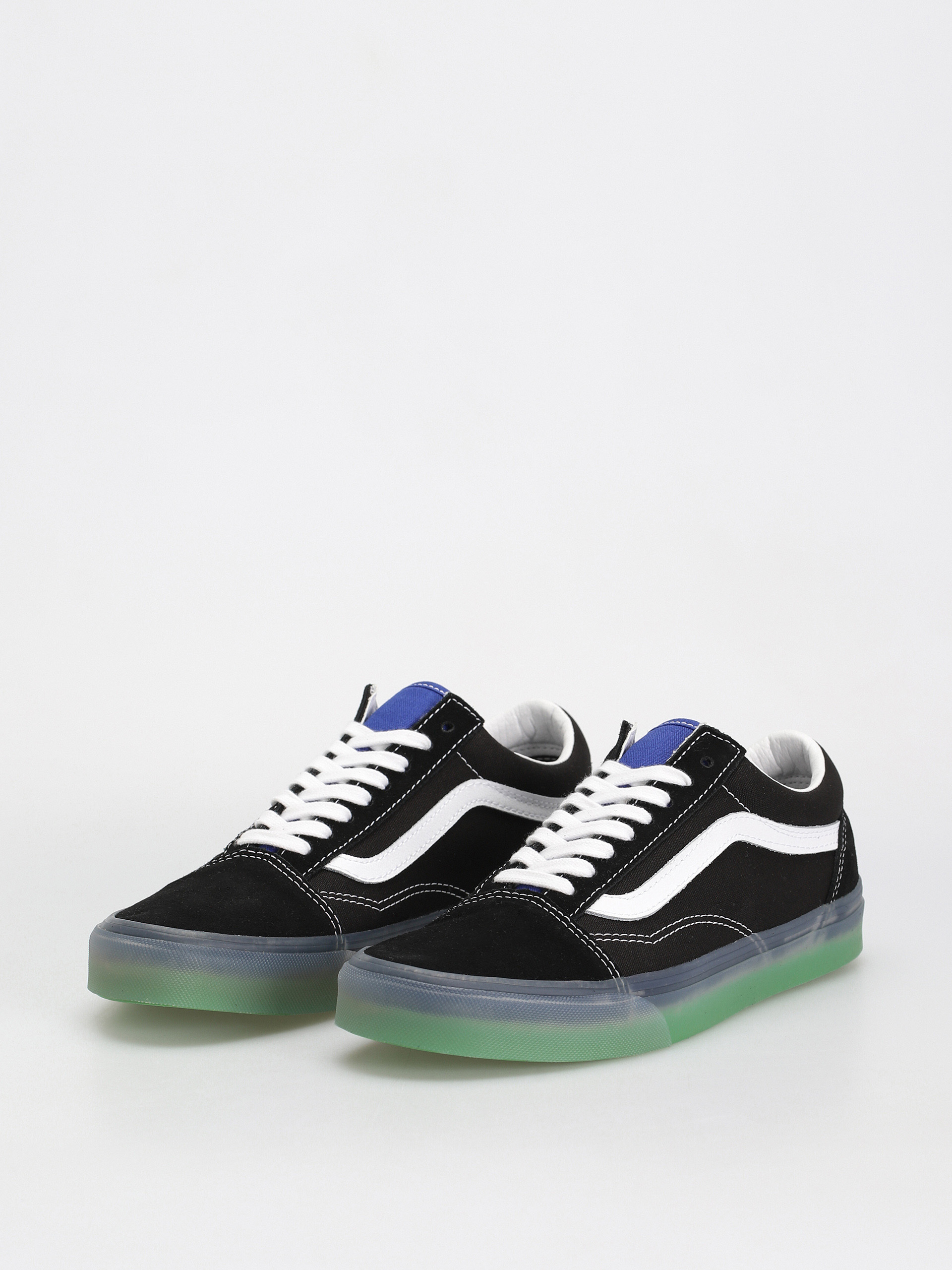 Vans Old Skool Shoes (translucent black/blue)