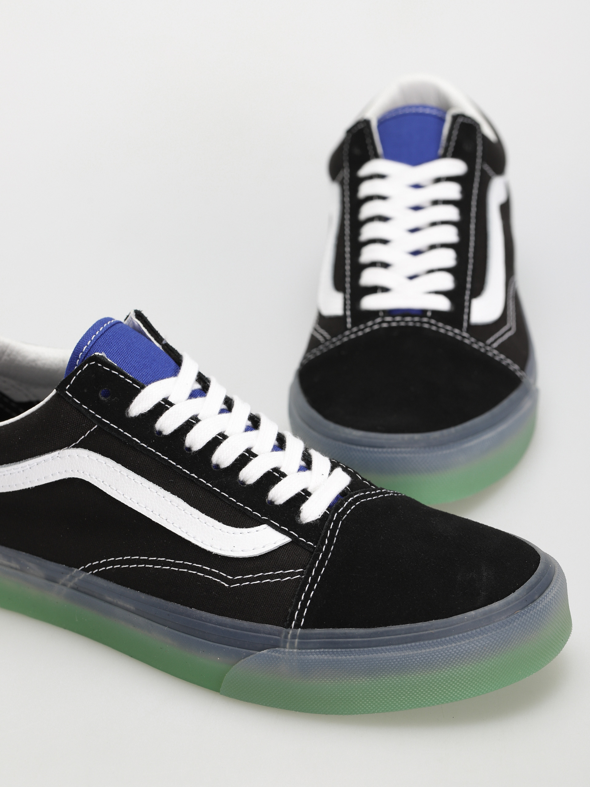 Vans Old Skool Schuhe (translucent black/blue)