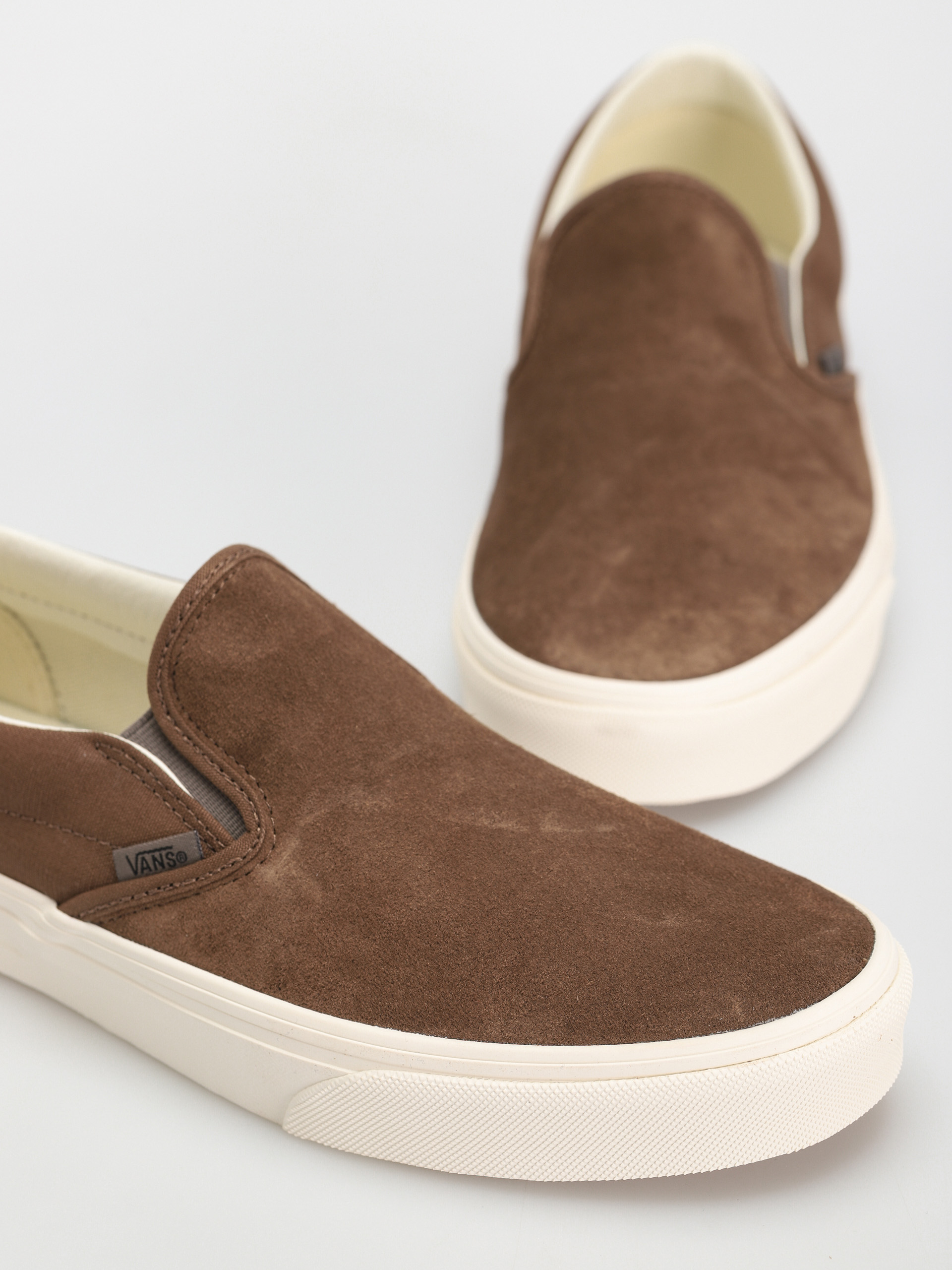 Vans Classic Slip On Shoes (canvas/suede coffee liqueur)