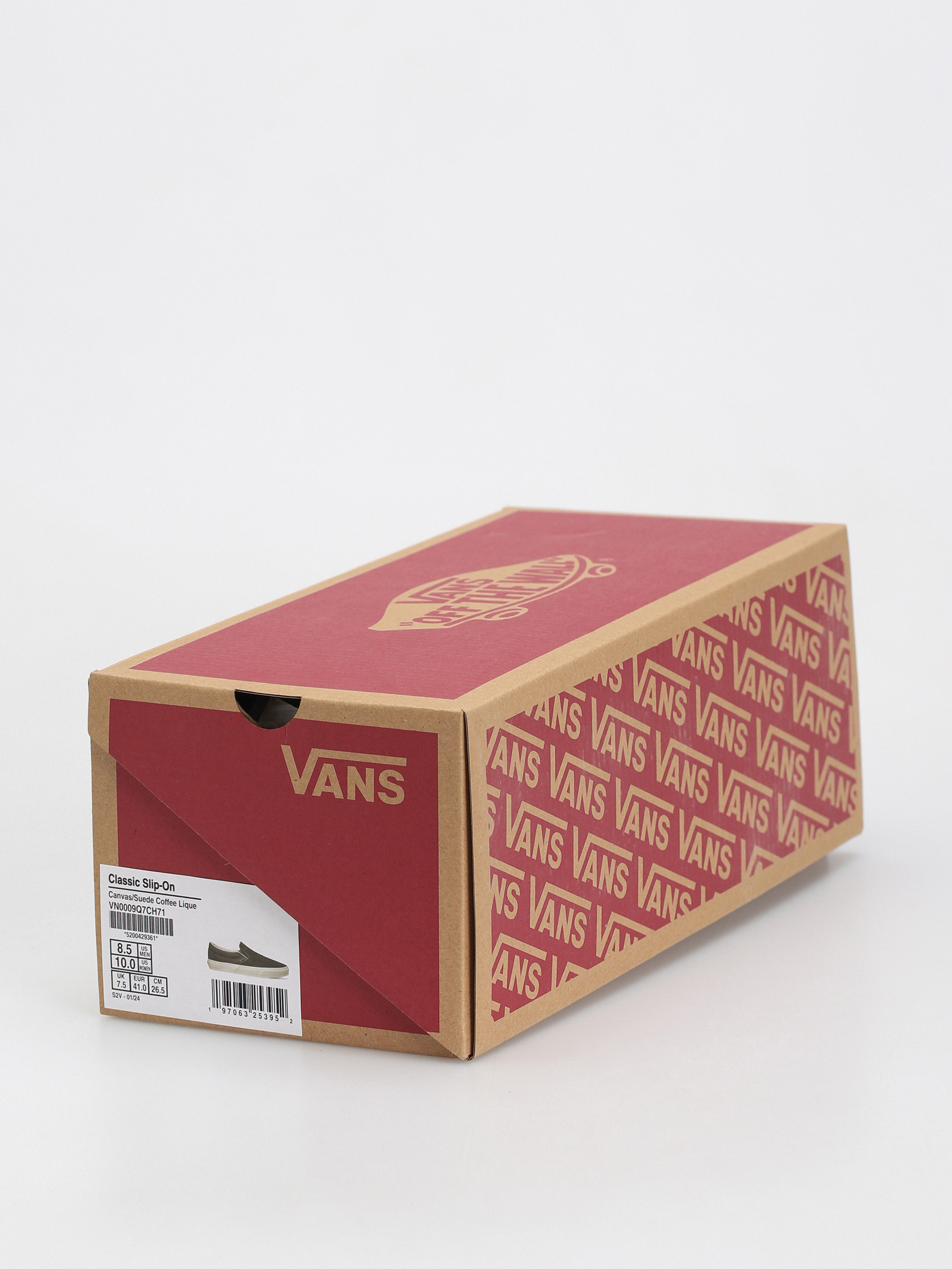 Vans Classic Slip On Shoes (canvas/suede coffee liqueur)