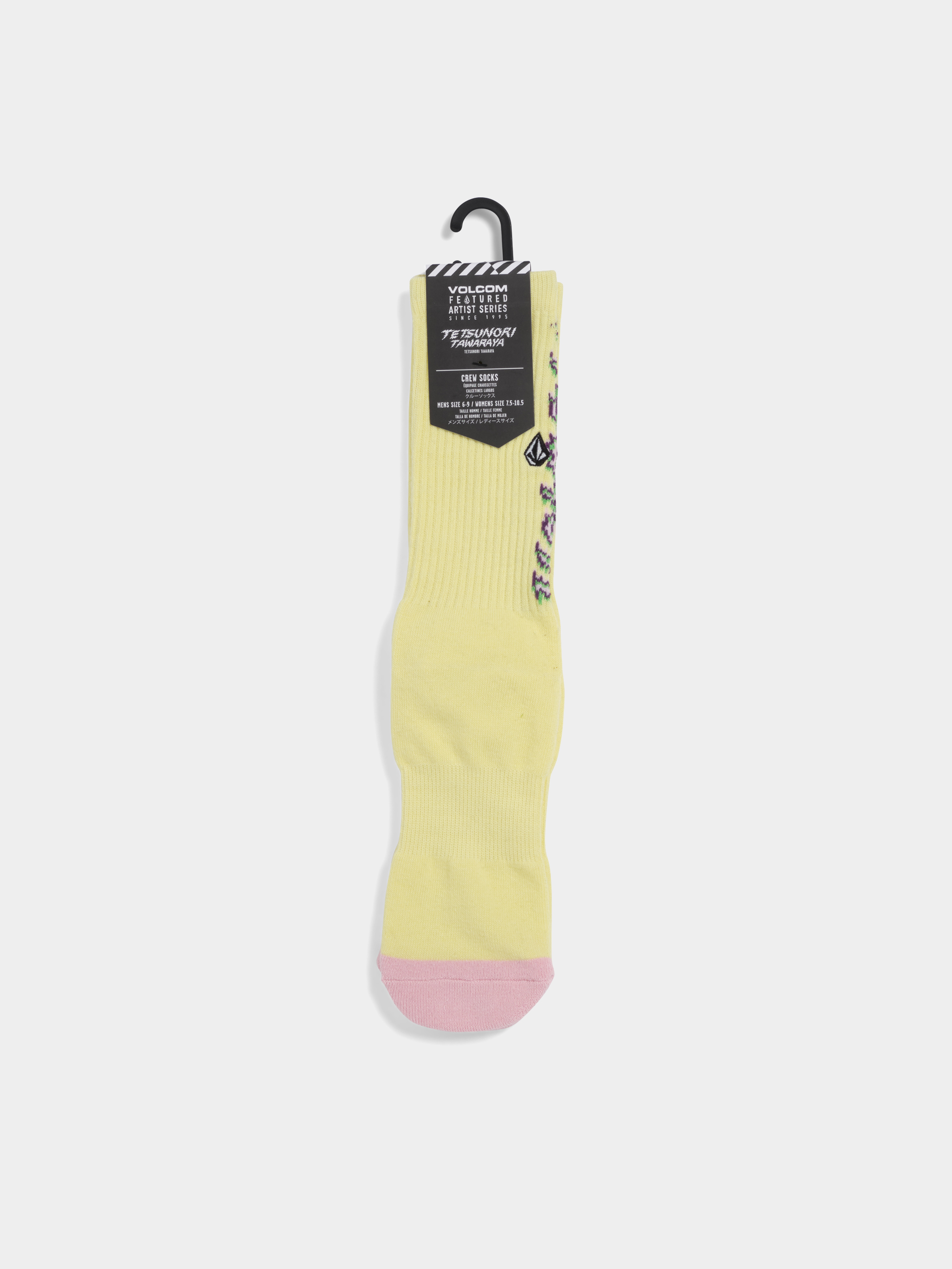 Volcom Fa Tetsunori Socks (aura yellow)