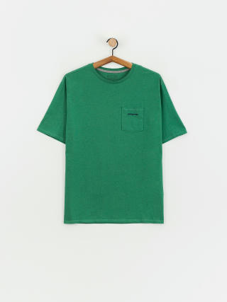 Patagonia Boardshort Logo Pocket Responsibili T-Shirt (gather green)