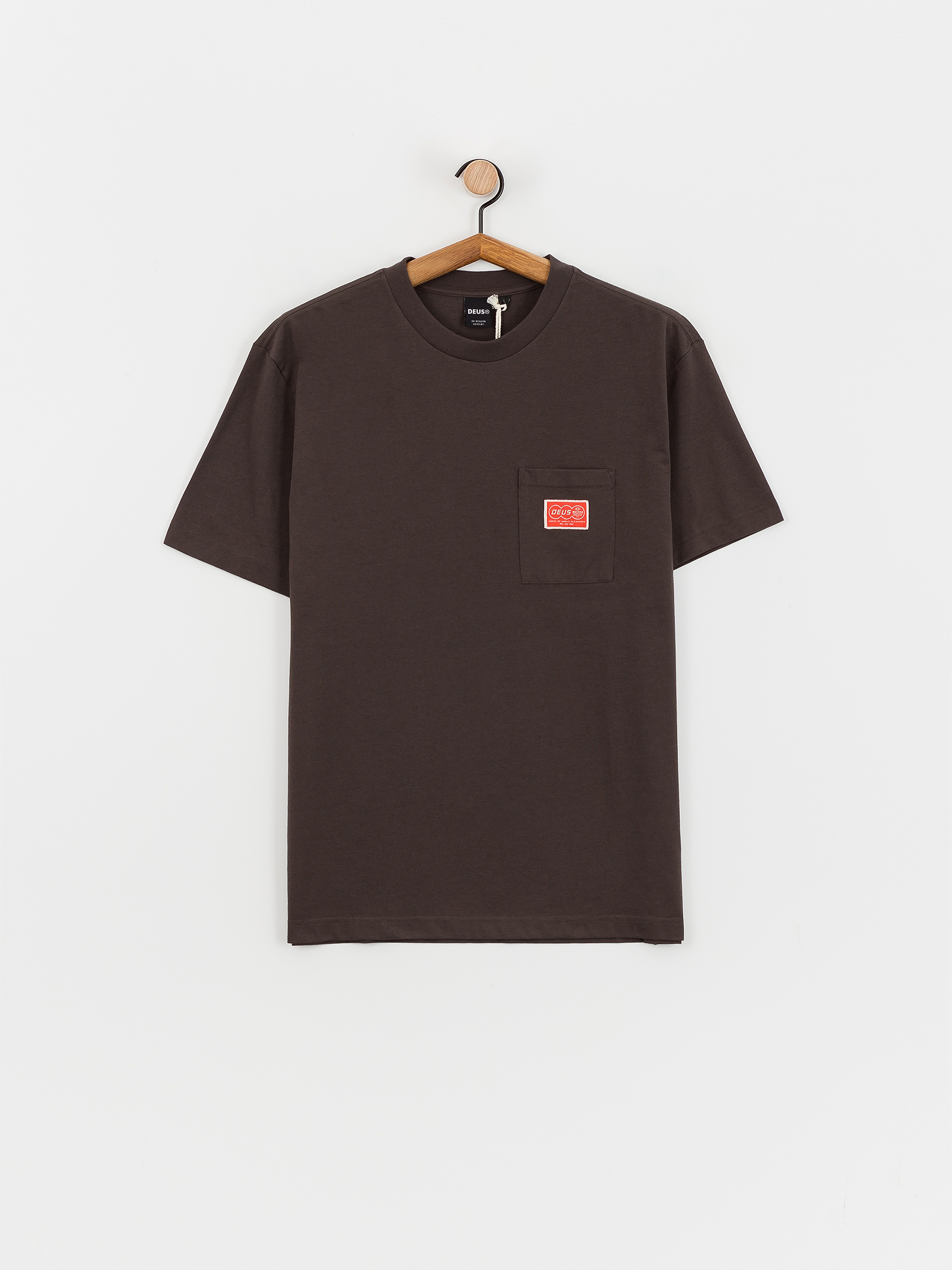 Deus Ex Machina Venture Pkt T-Shirt brown (anthracite)