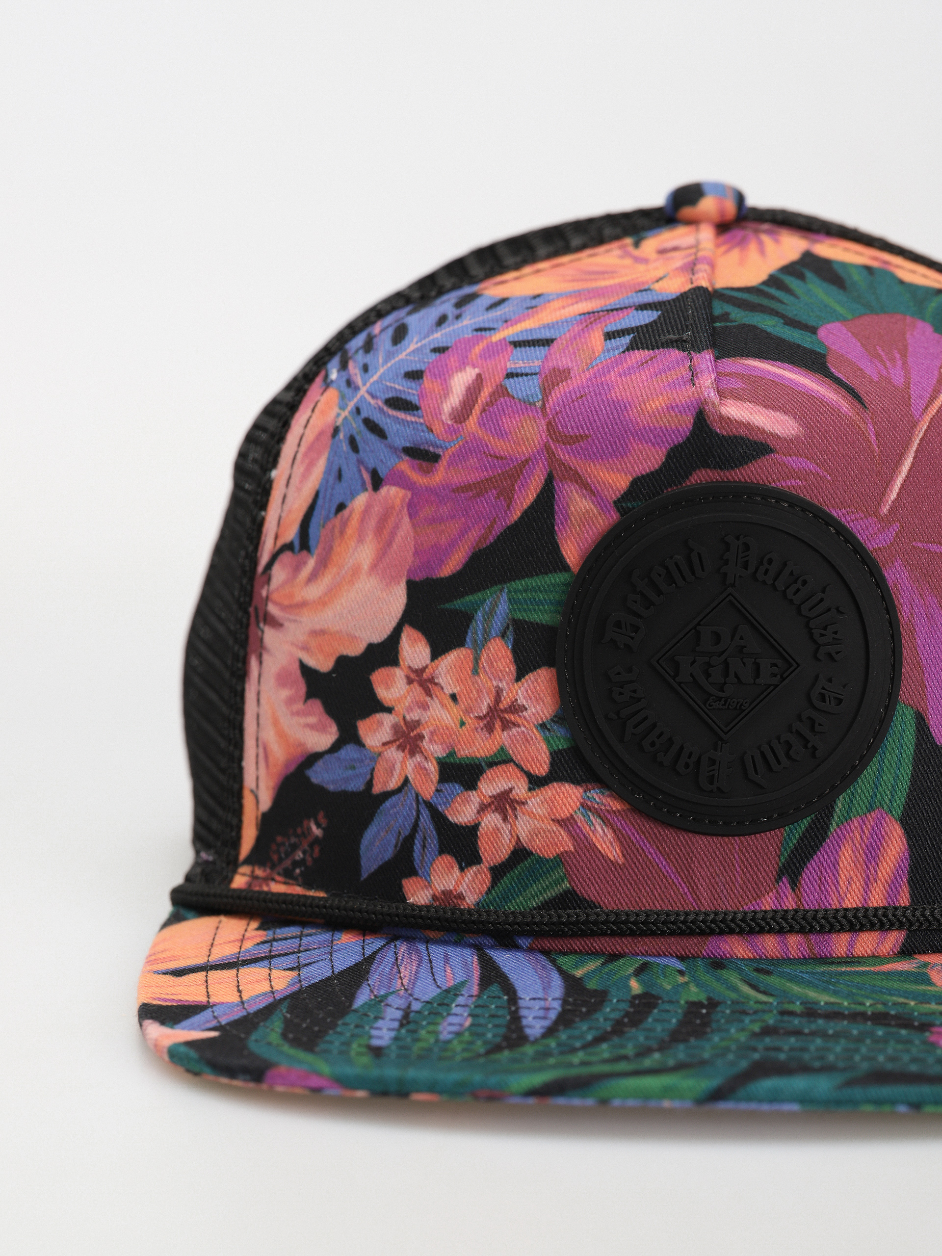Dakine Classic Paradise Trucker Cap (black tropidelic)