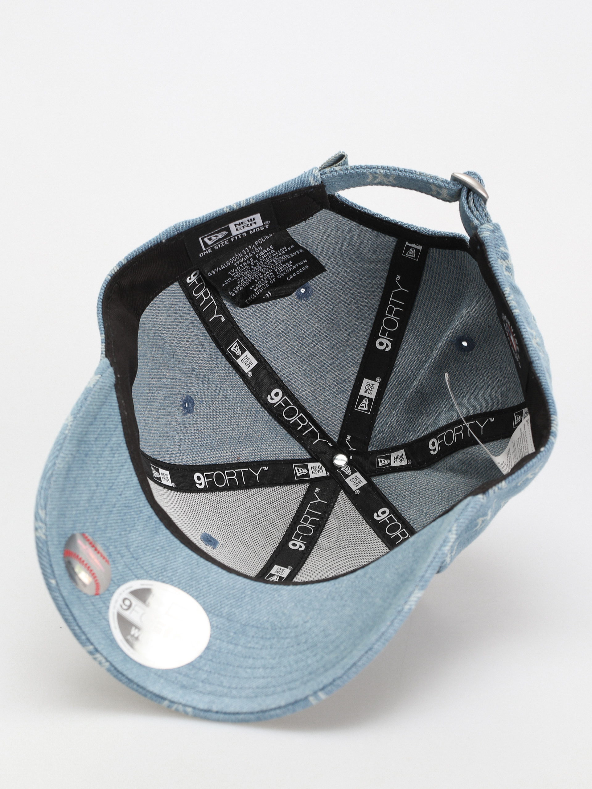 New Era Denim Mono 9Forty New York Yankees Wmn Cap blue (blue)