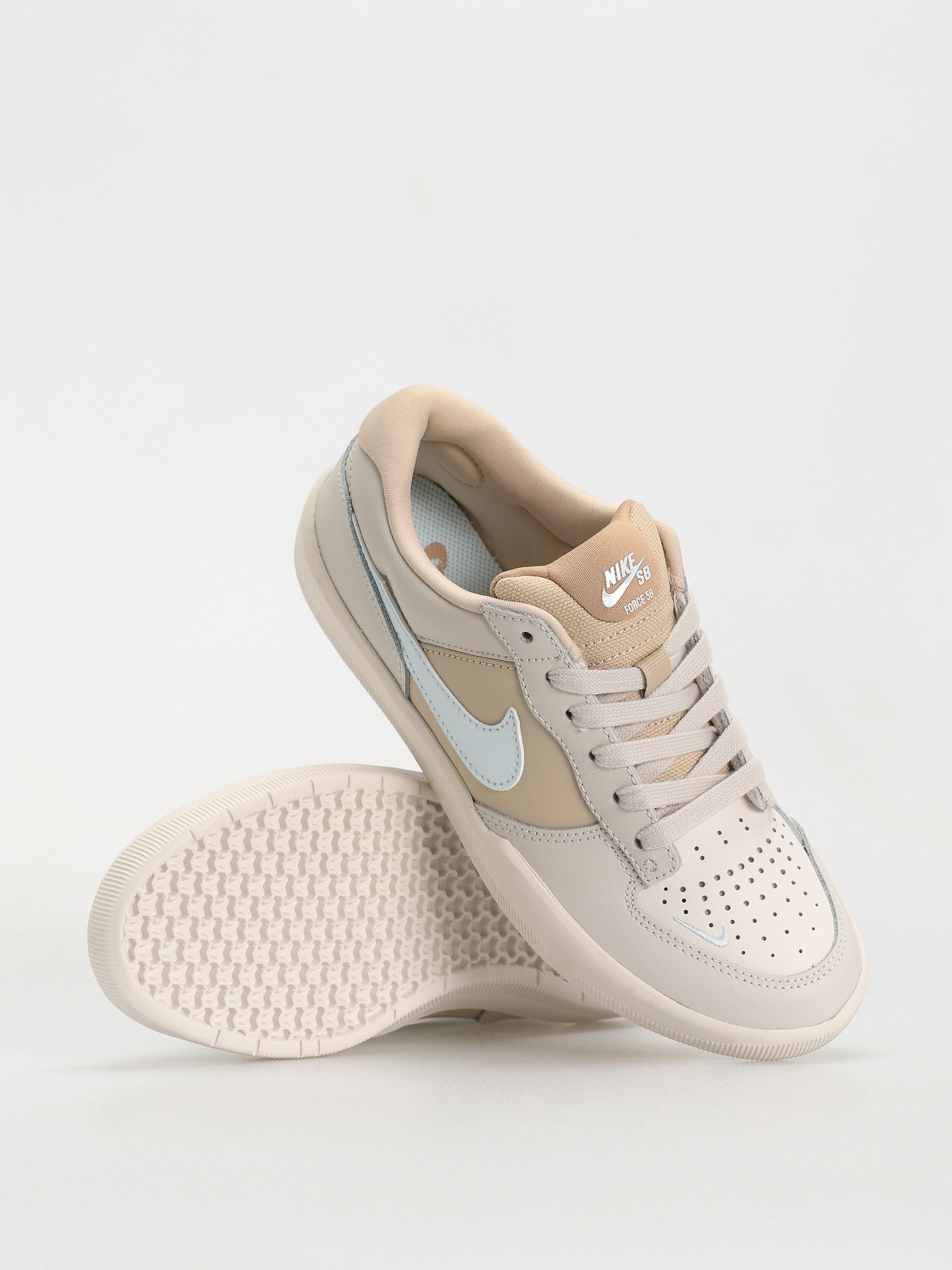 Nike SB Force 58 Premium Shoes (light bone/glacier blue sanddrift hemp)