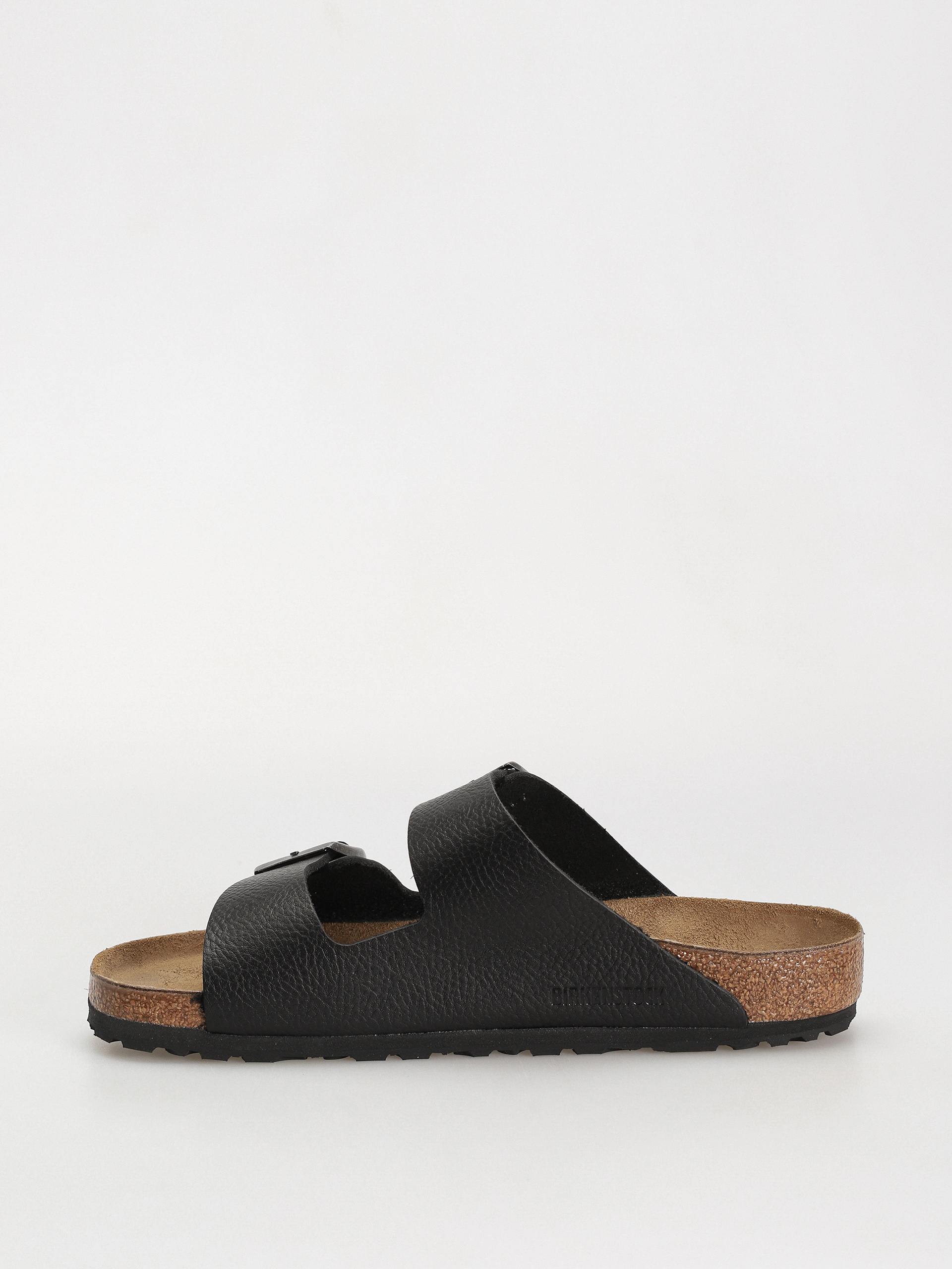 Birkenstock Arizona Grip Natural Leather Regular Flip Flops (vintage wood black)