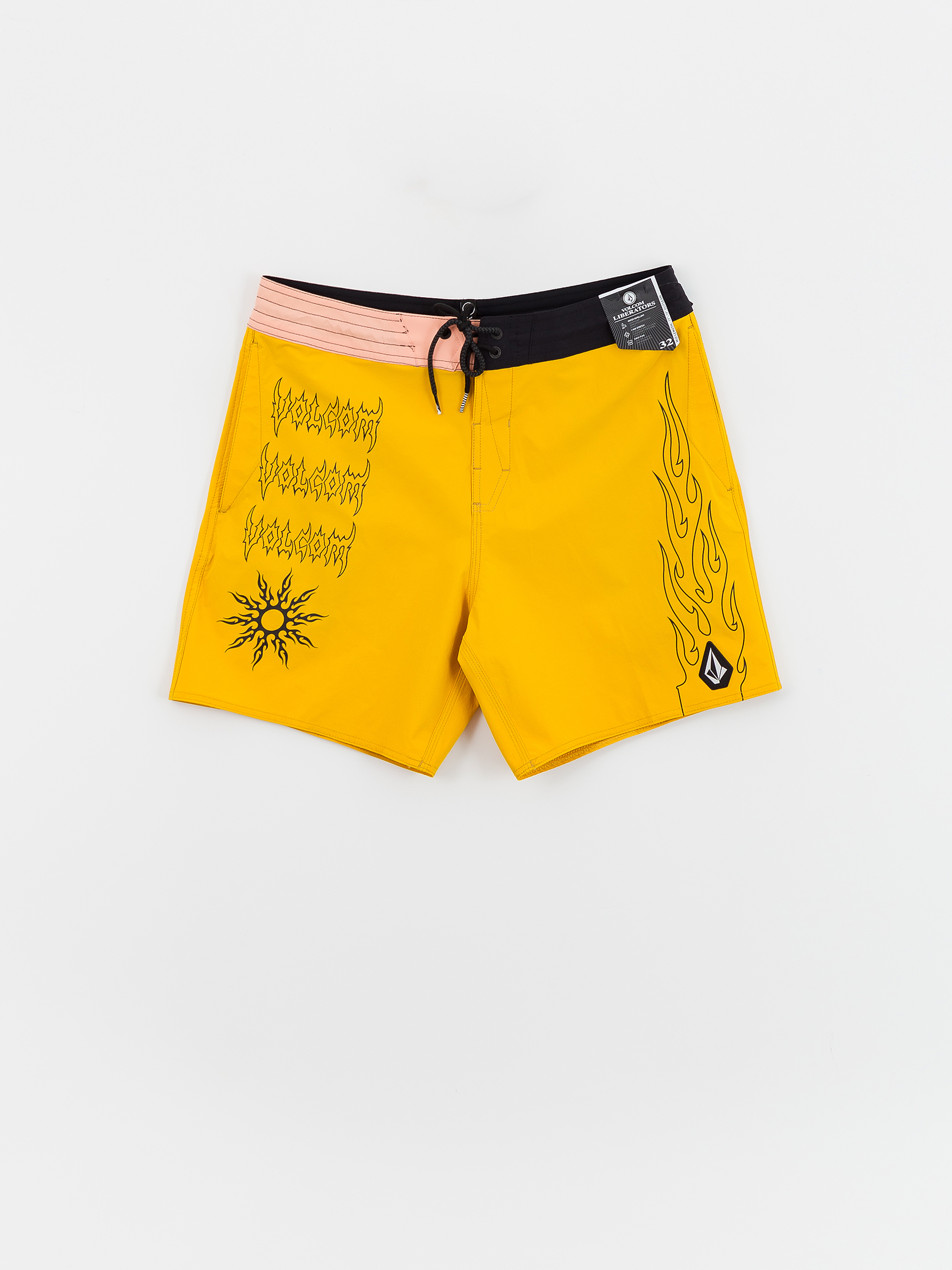 Volcom About Time Liberators 17 Boardshorts (lemon)