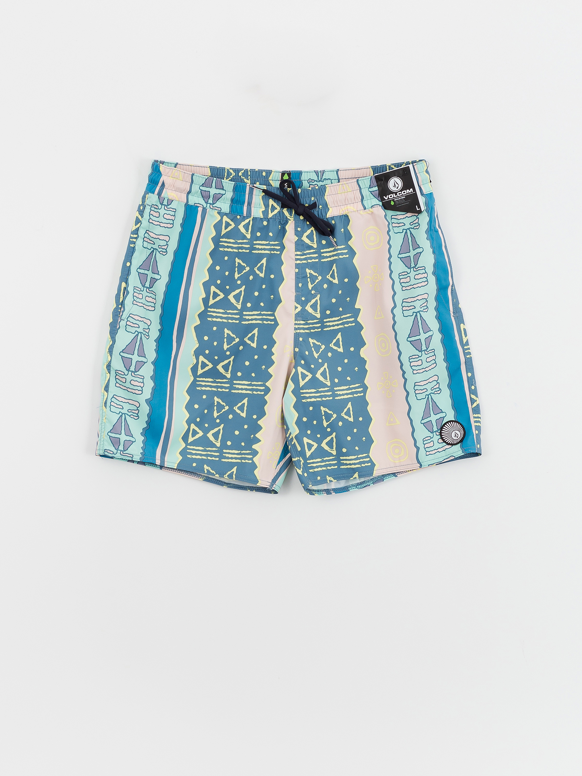 Volcom Lido Print 17 Shorts (crete blue)
