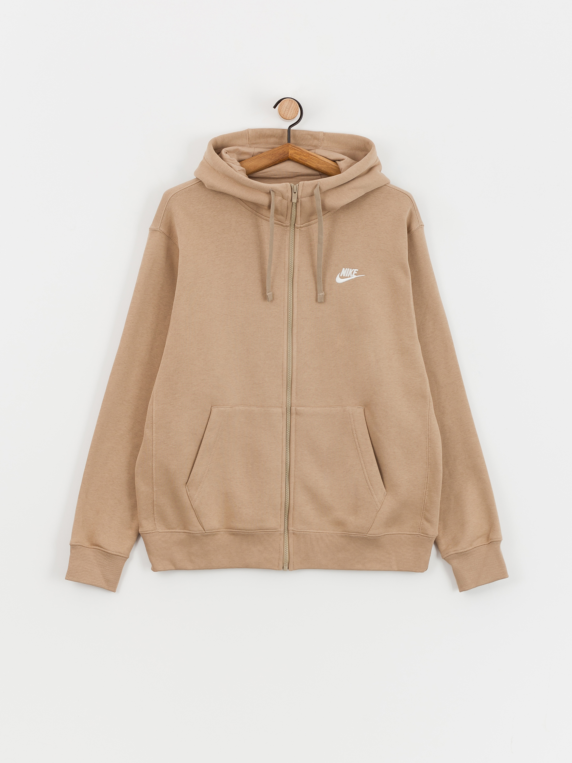 Nike SB Sportswear Club ZHD Hoodie (khaki/khaki/white)