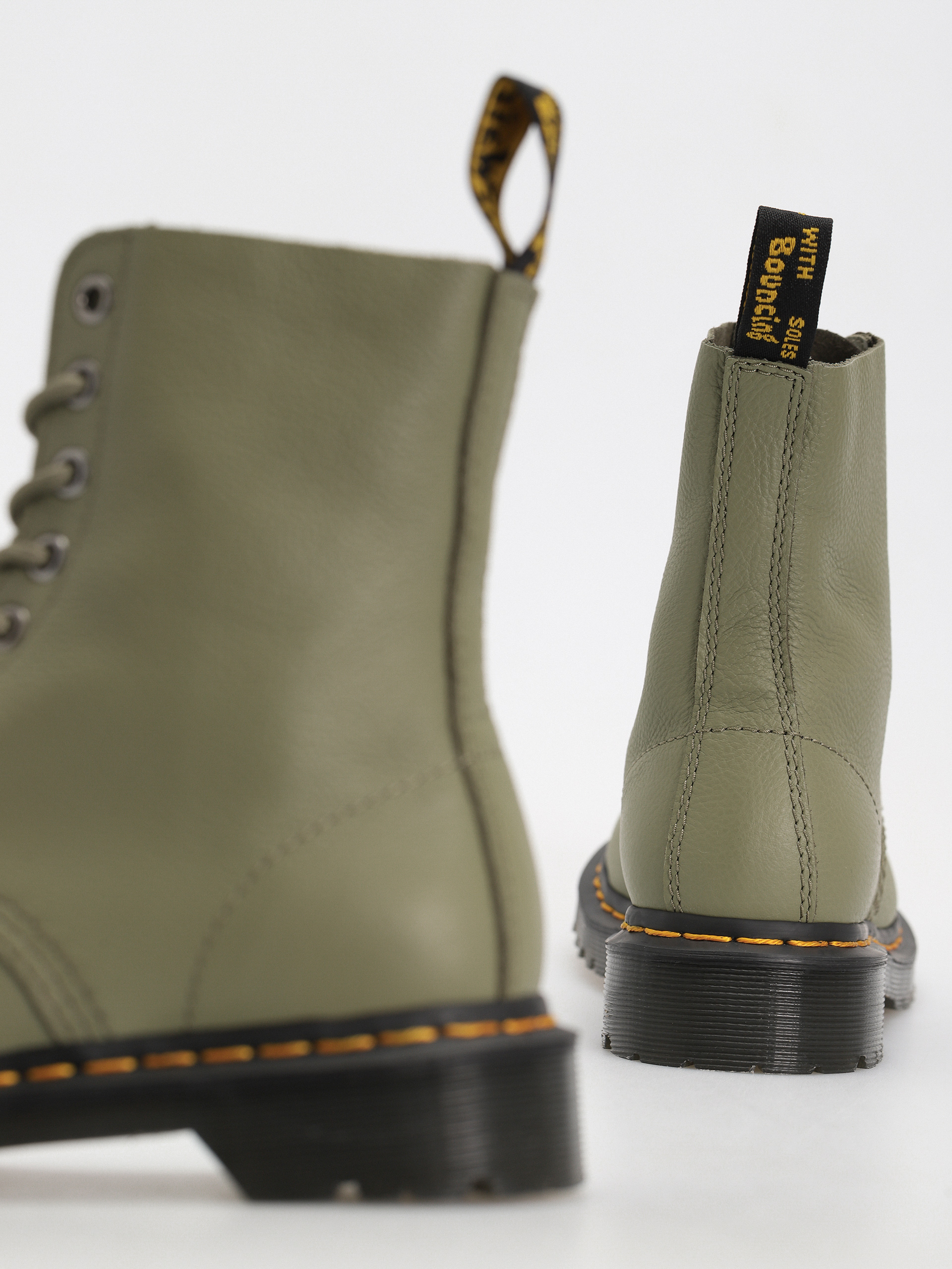Dr. Martens Shoes 1460 Pascal Wmn - green (muted olive virginia)