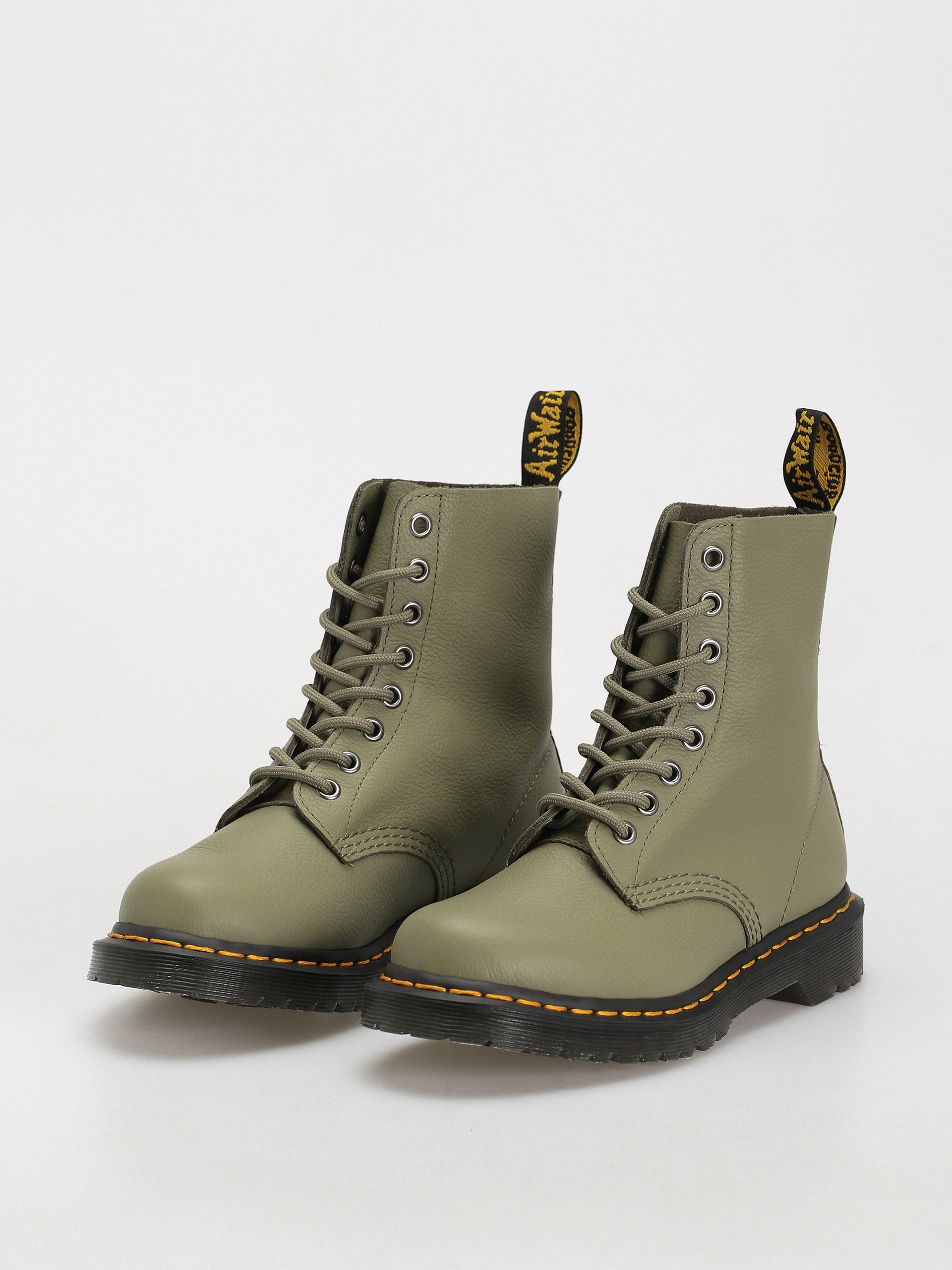 Dr. Martens Shoes 1460 Pascal Wmn (muted olive virginia)