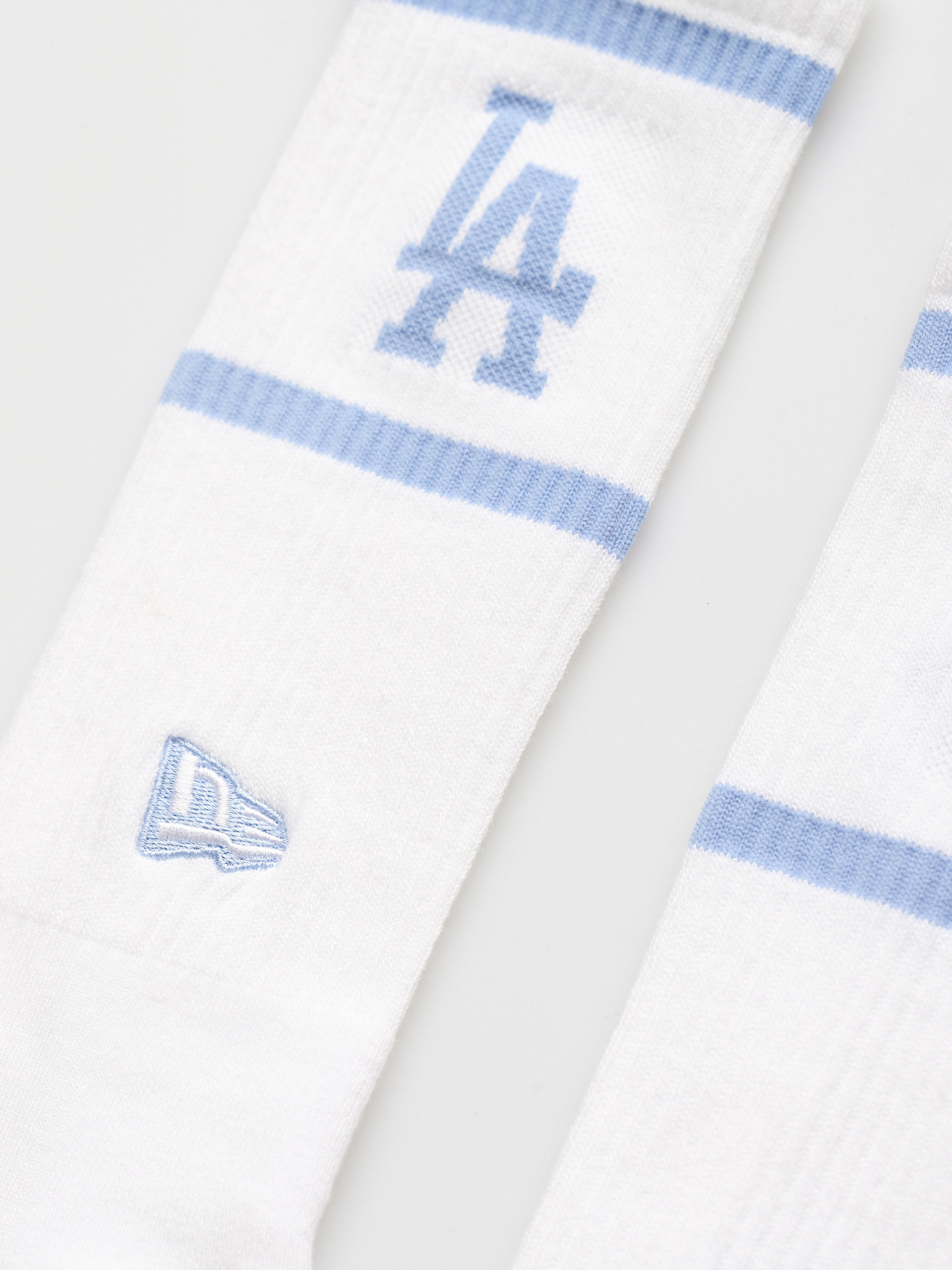 New Era MLB Crew Los Angeles Dodgers Socks (white/sky)