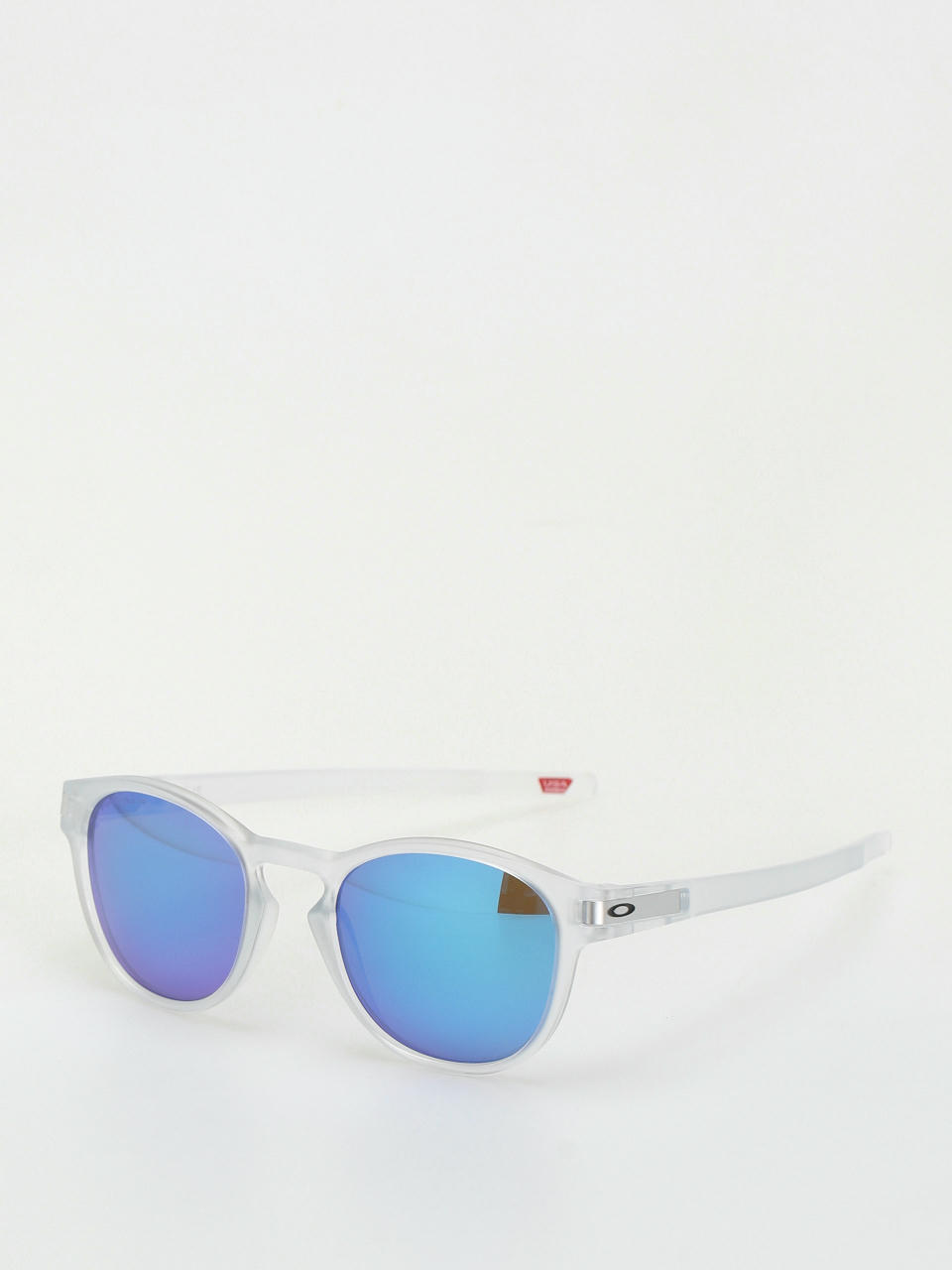 Oakley Latch Sonnenbrille (matte clear/prizm sapphire polarized)