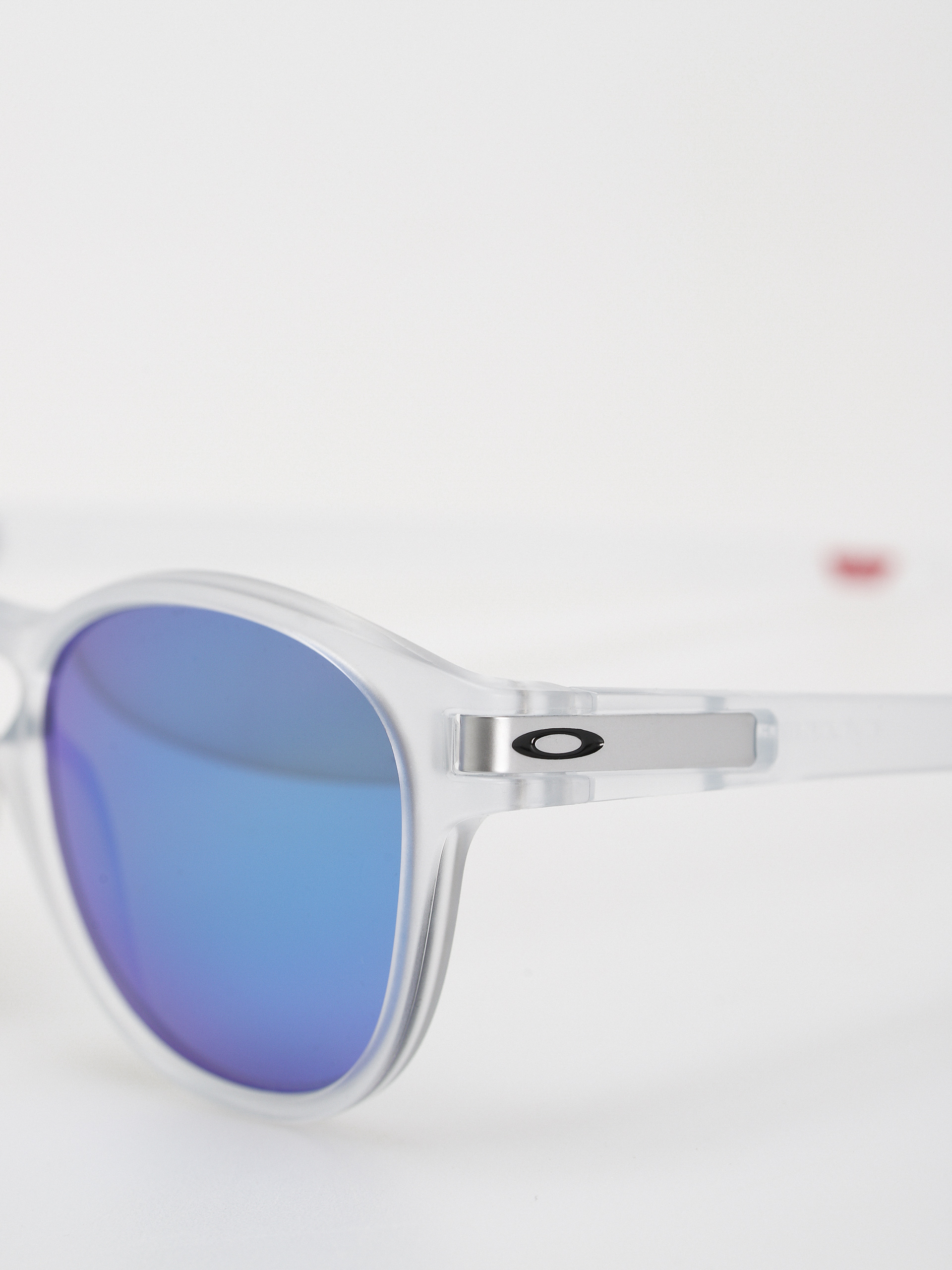 Oakley Latch Sunglasses (matte clear/prizm sapphire polarized)