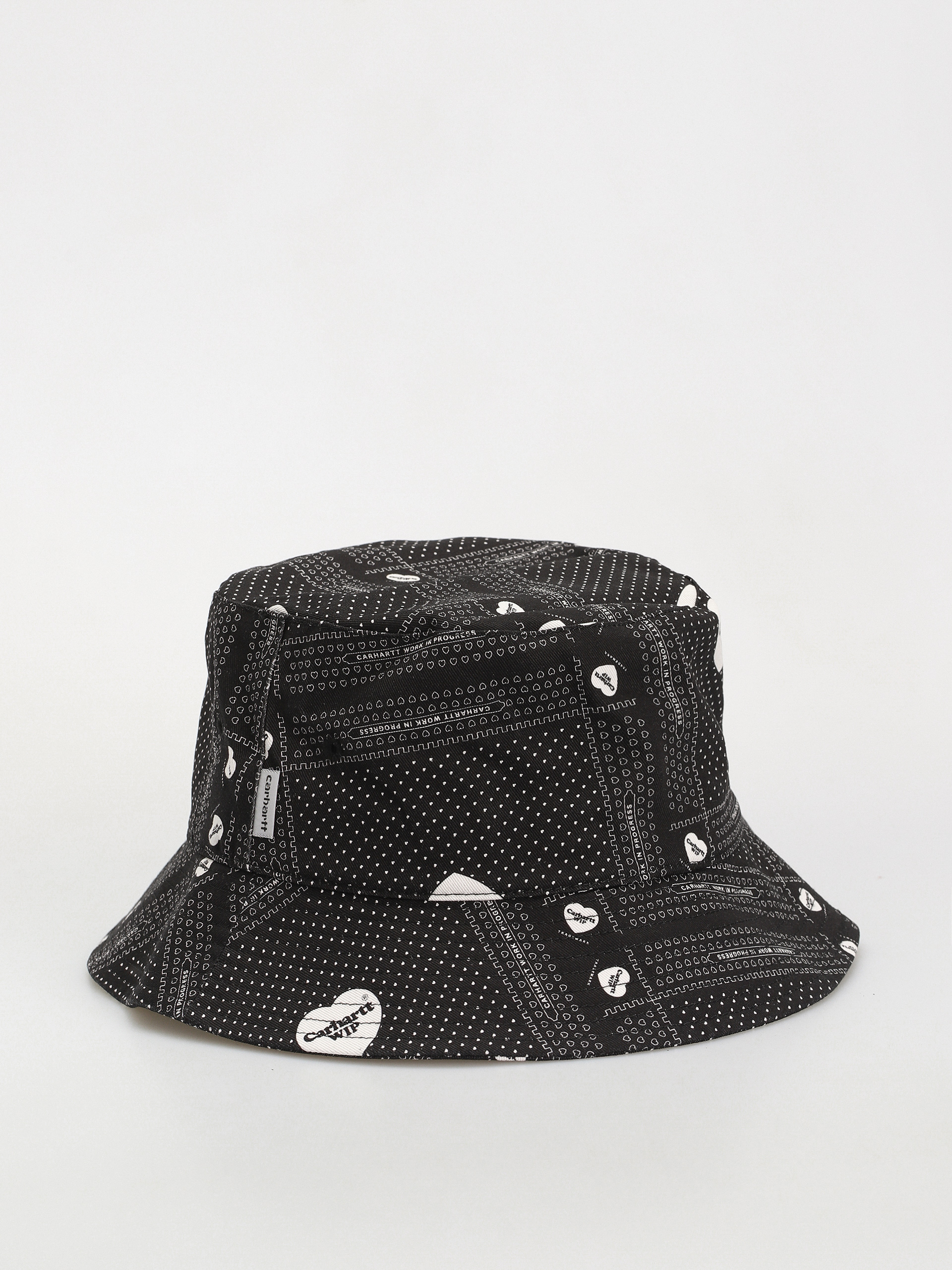 Carhartt WIP Graphic Bucket Hat black heart bandana print black