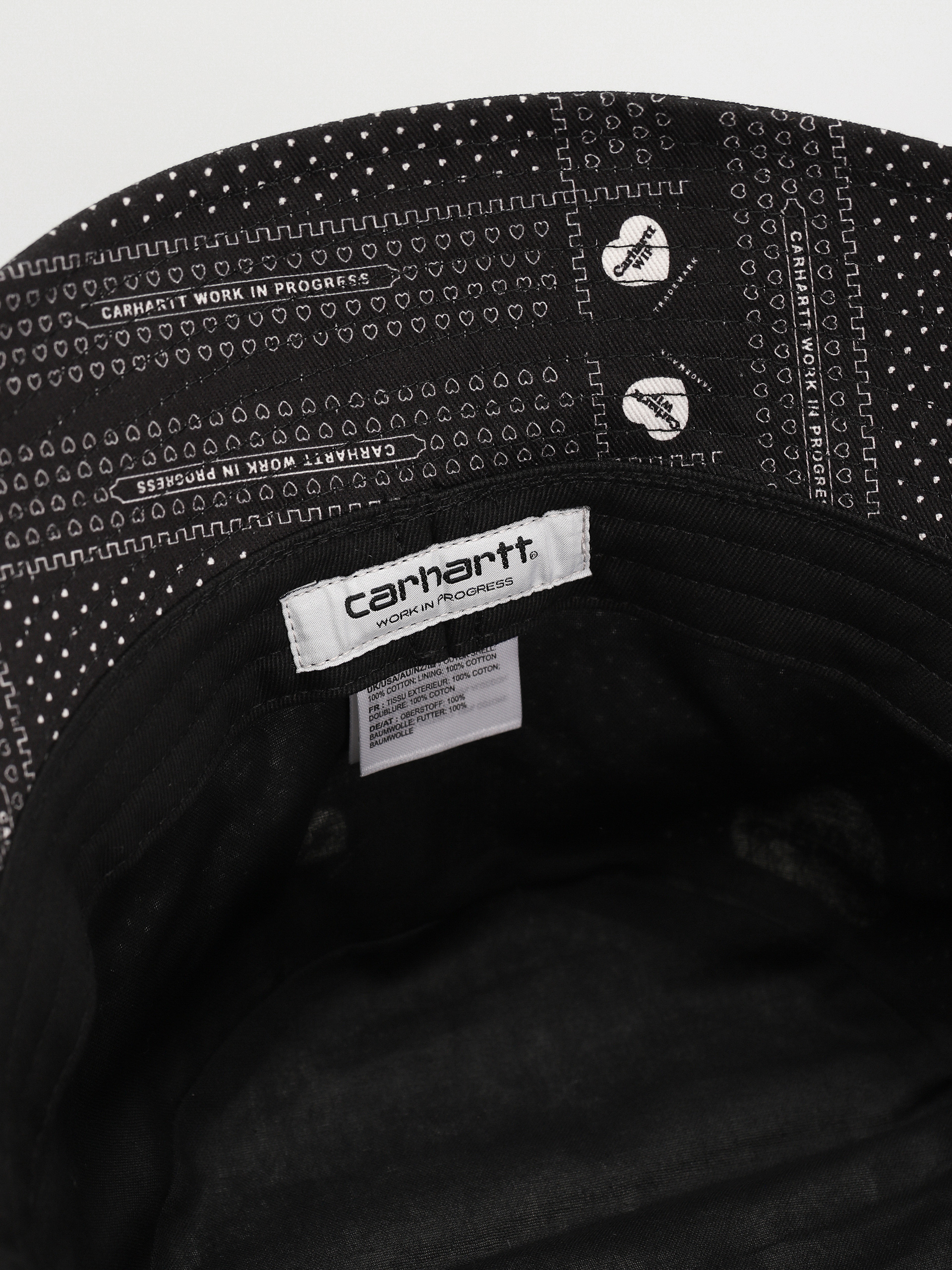 Carhartt WIP Graphic Bucket Hut/Schibermütze (heart bandana print/black)