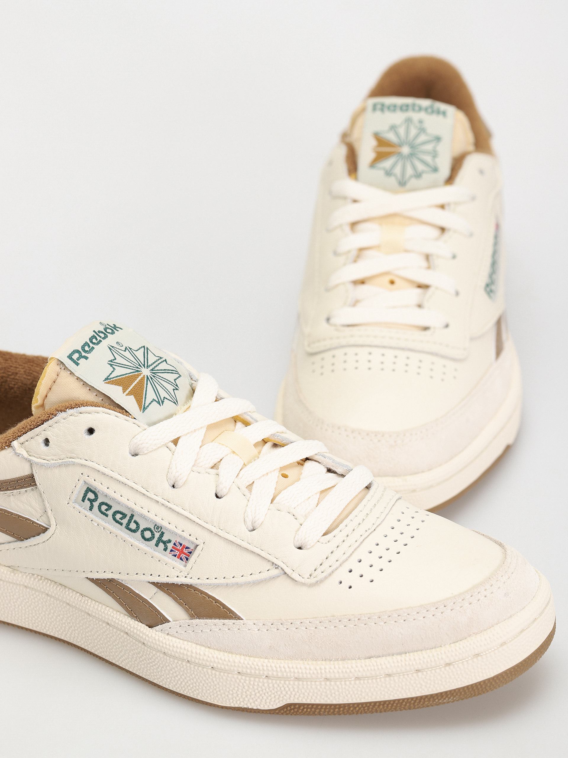 Reebok Club C Revenge Vintage Schuhe (vintagechalk/trekbrown/darkgrn)