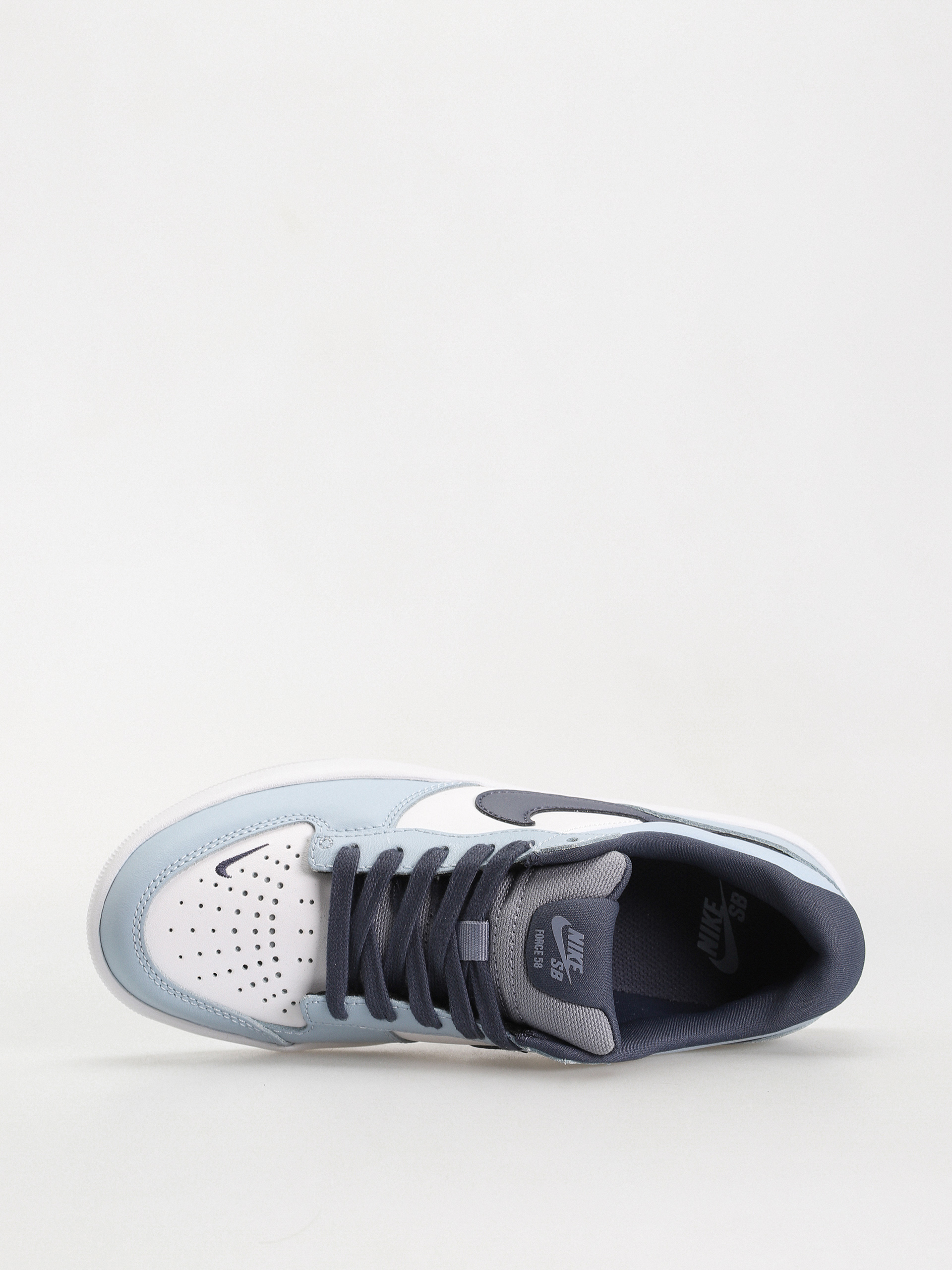 Nike SB Force 58 Prm L Shoes (white/thunder blue white ashen slate)