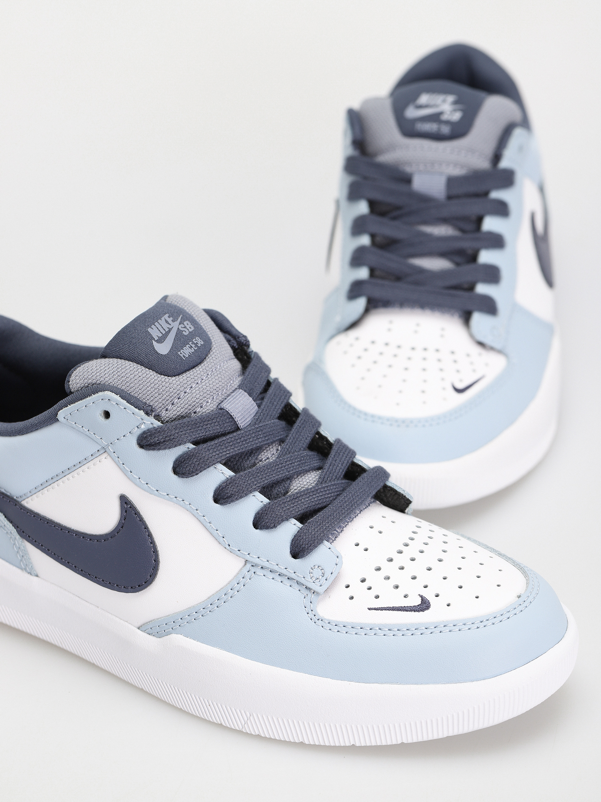 Nike SB Force 58 Prm L Shoes (white/thunder blue white ashen slate)