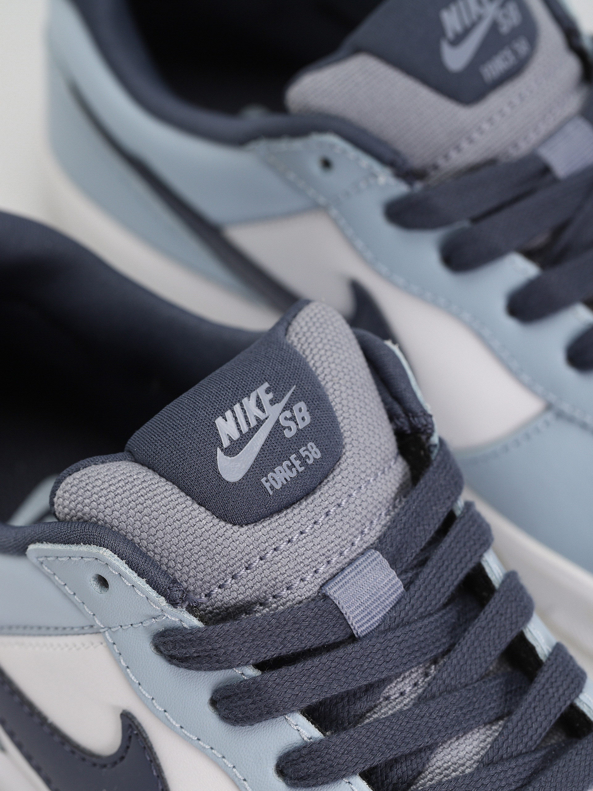 Nike SB Force 58 Prm L Shoes (white/thunder blue white ashen slate)