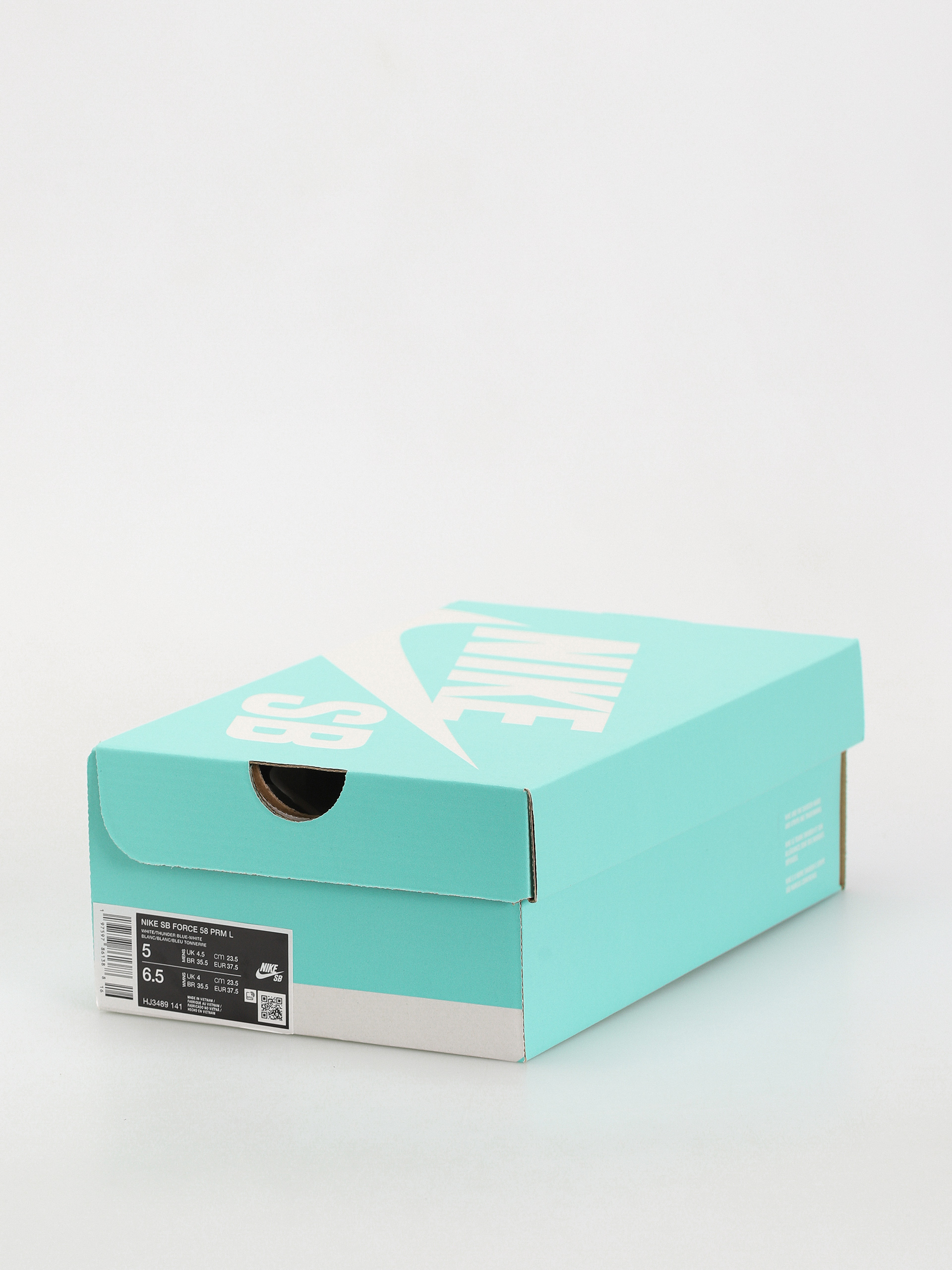 Nike SB Force 58 Prm L Schuhe (white/thunder blue white ashen slate)