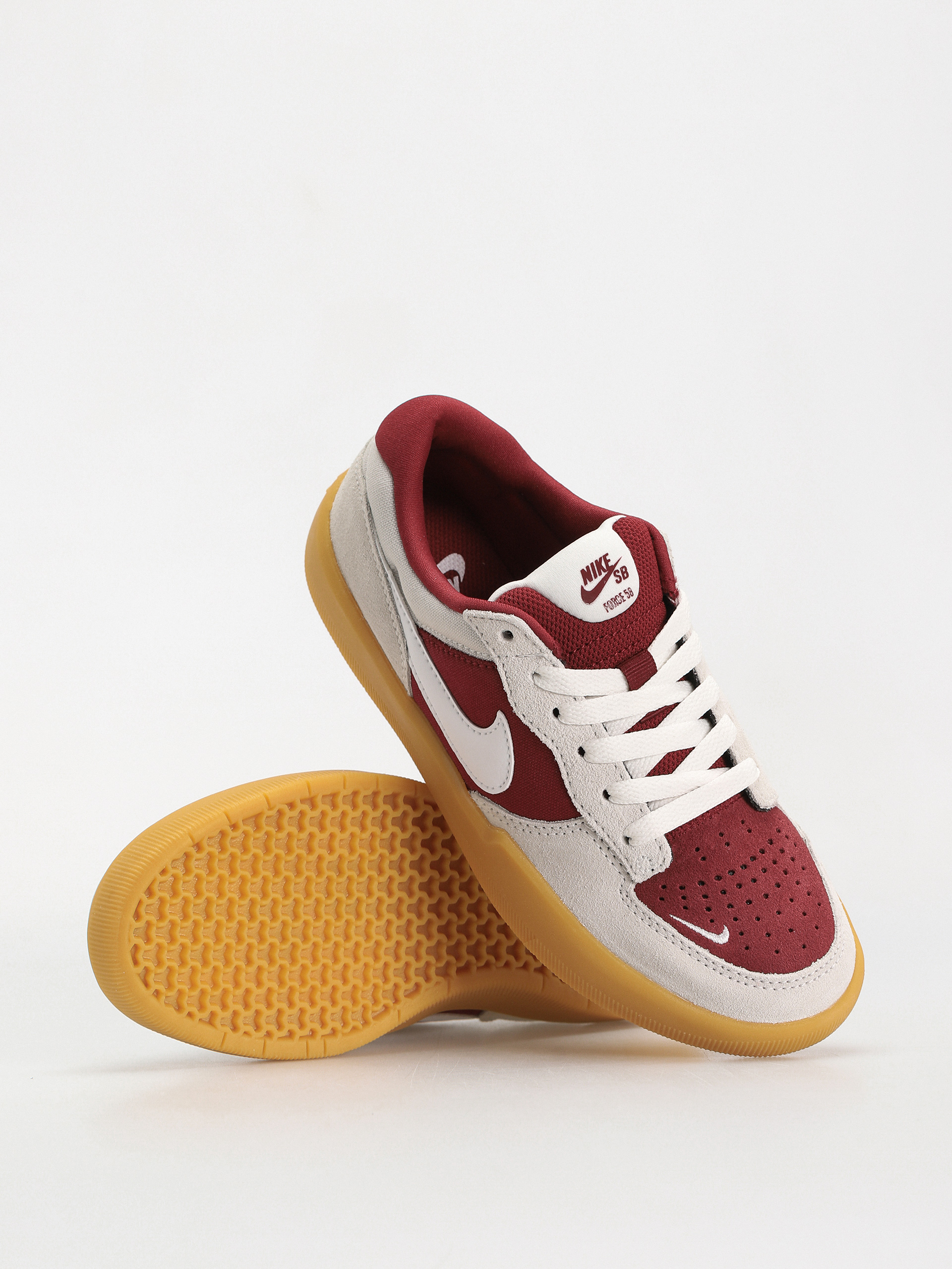 Nike SB Force 58 Shoes (team red/white summit white)